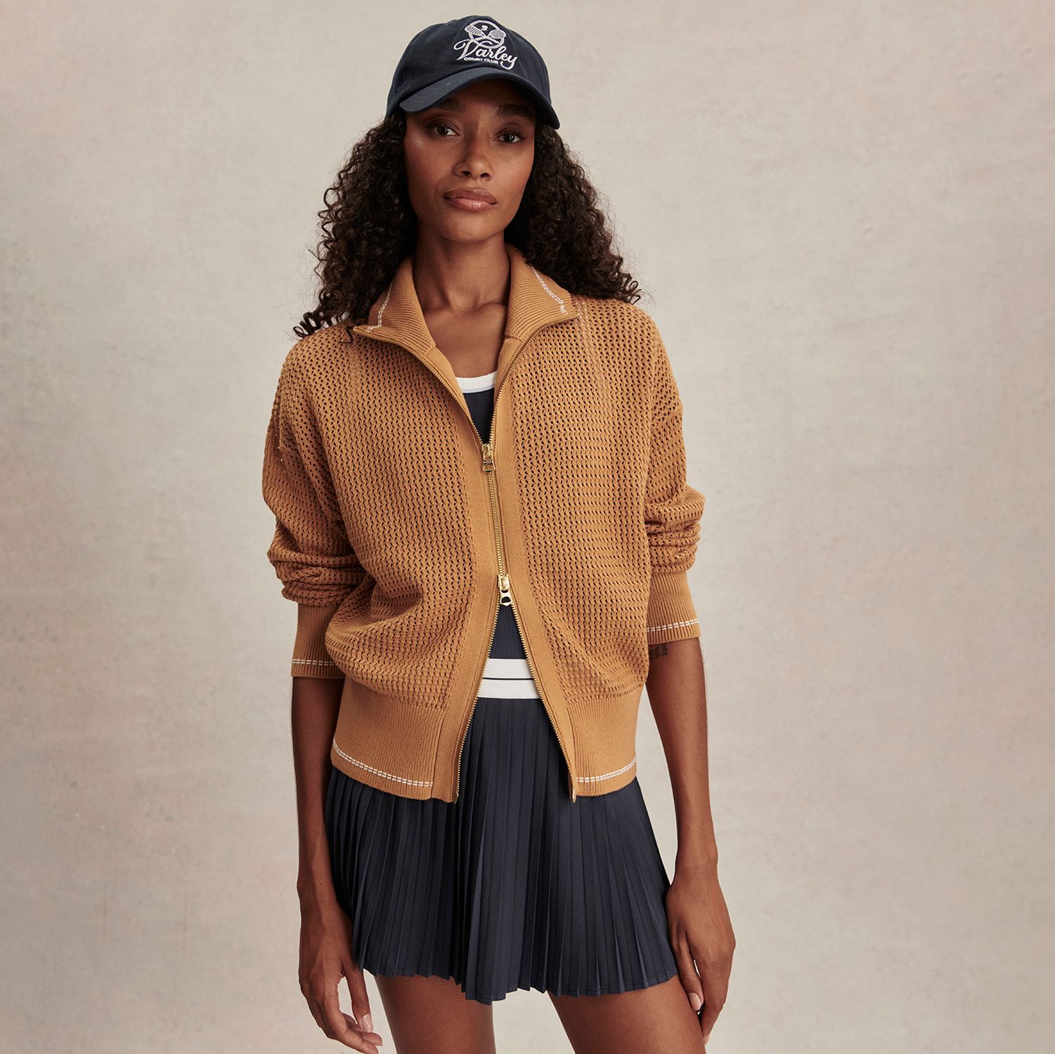Varley Women's Ina Zip Through Knit Sweater product image