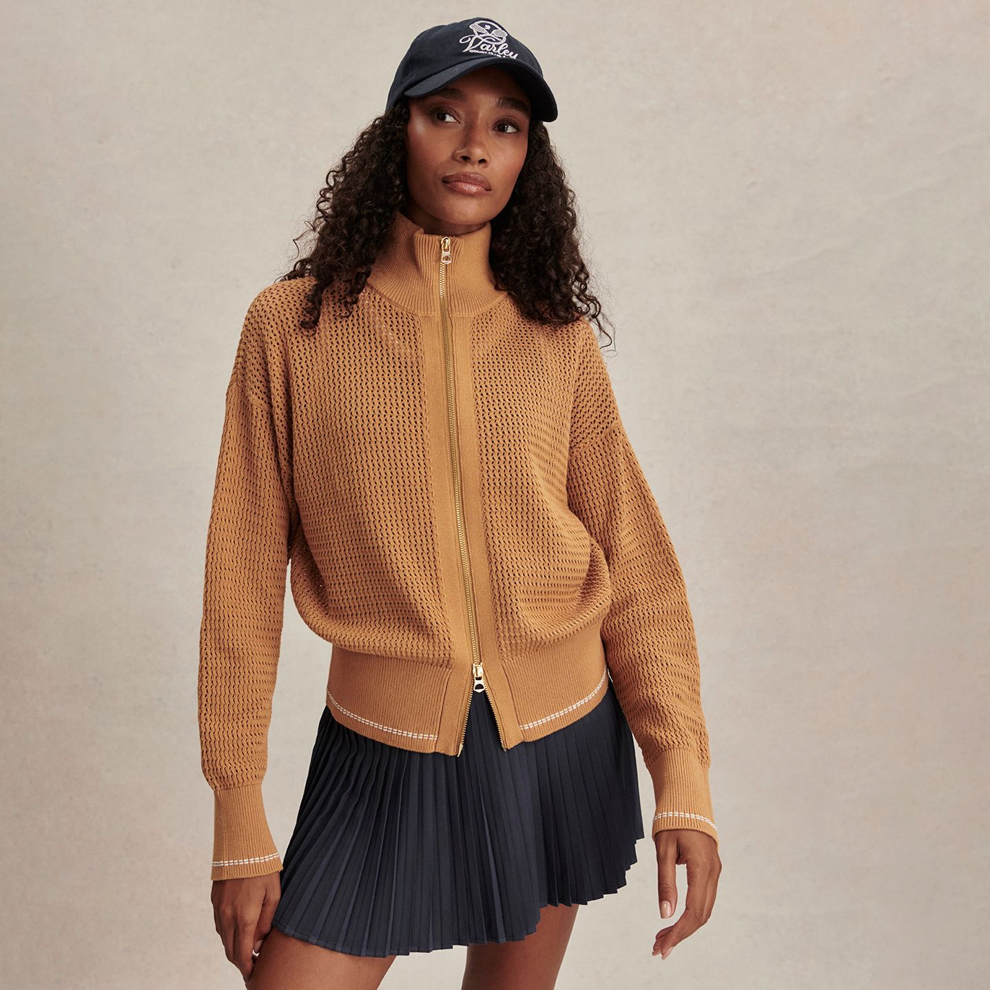 Varley Women's Ina Zip Through Knit Sweater product image