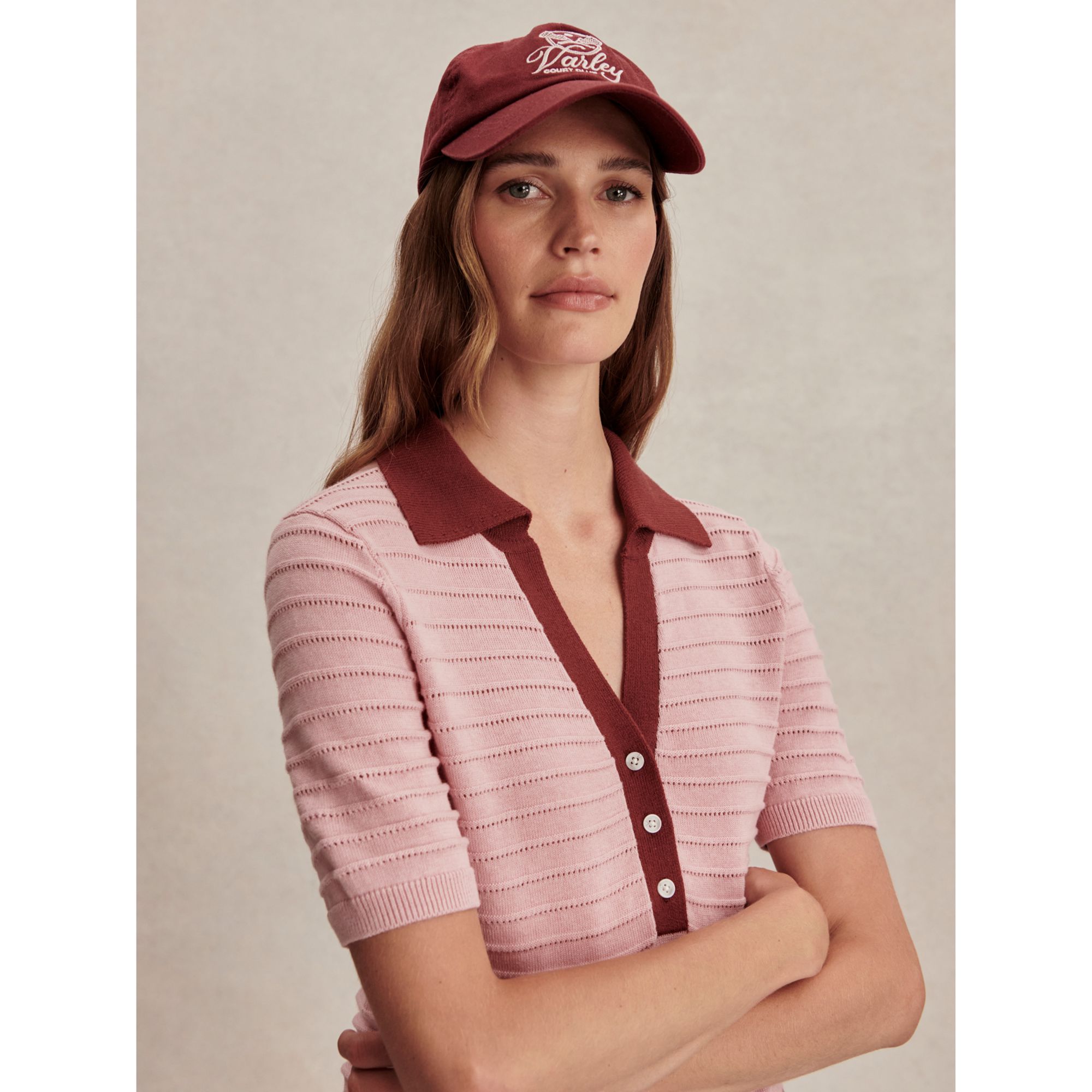 Varley Women's Wren Knit Short Sleeve Polo product image