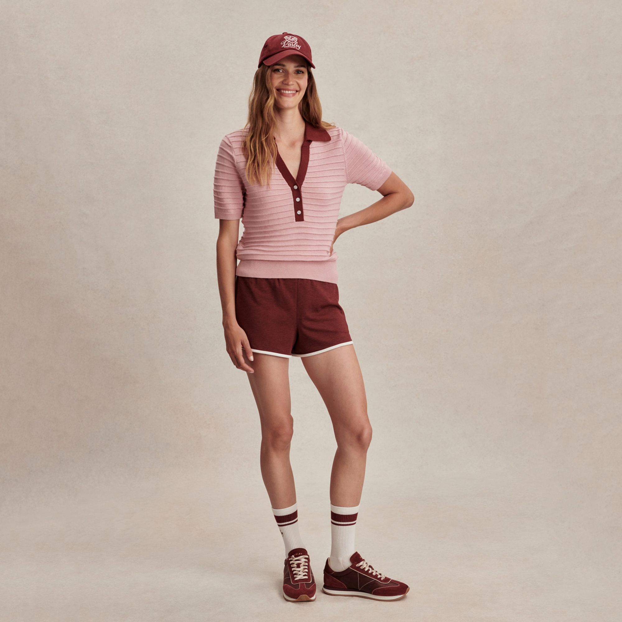 Varley Women's Wren Knit Short Sleeve Polo product image