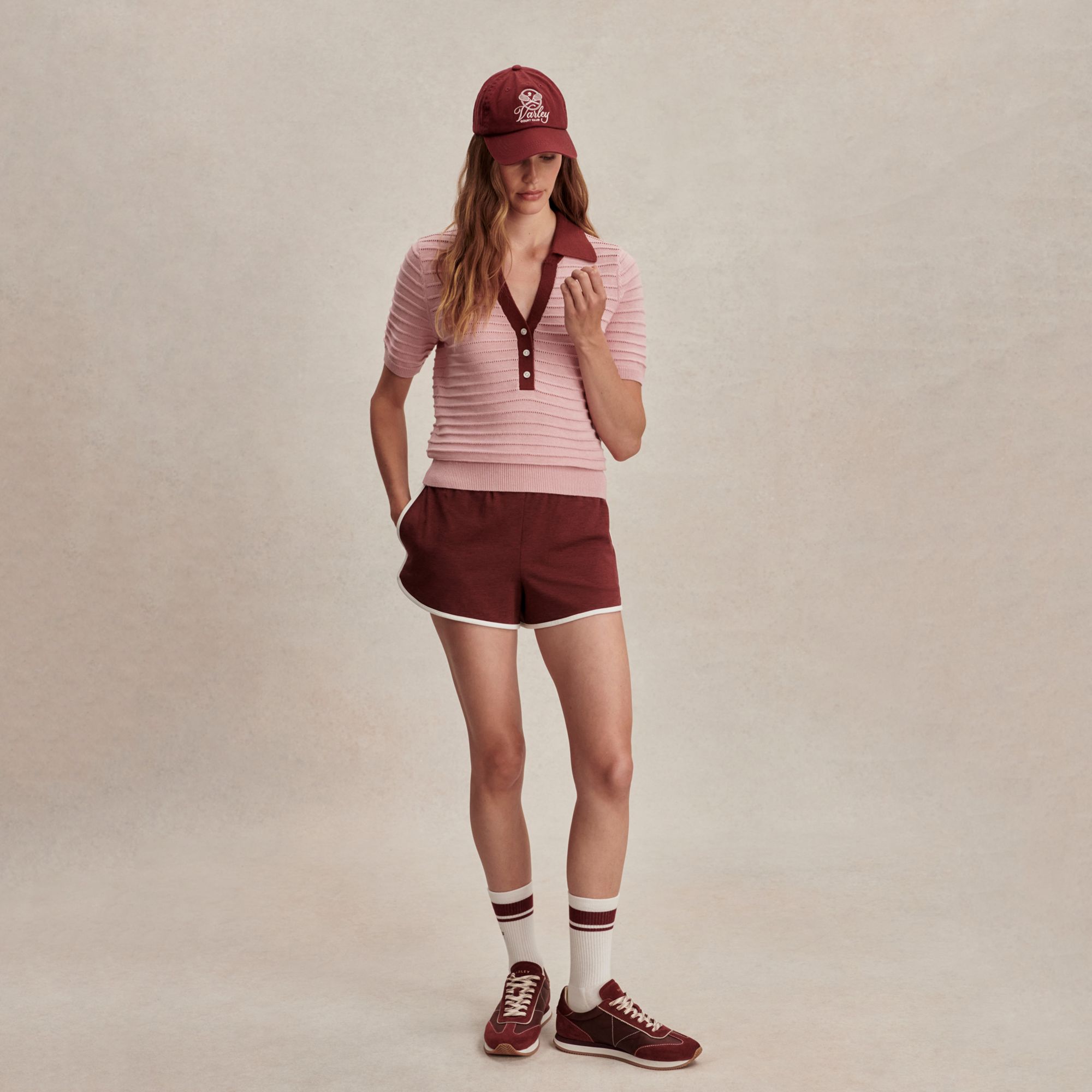 Varley Women's Wren Knit Short Sleeve Polo product image