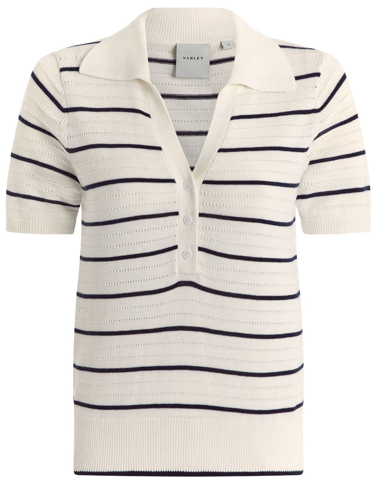 Varley Women's Wren Knit Short Sleeve Polo product image