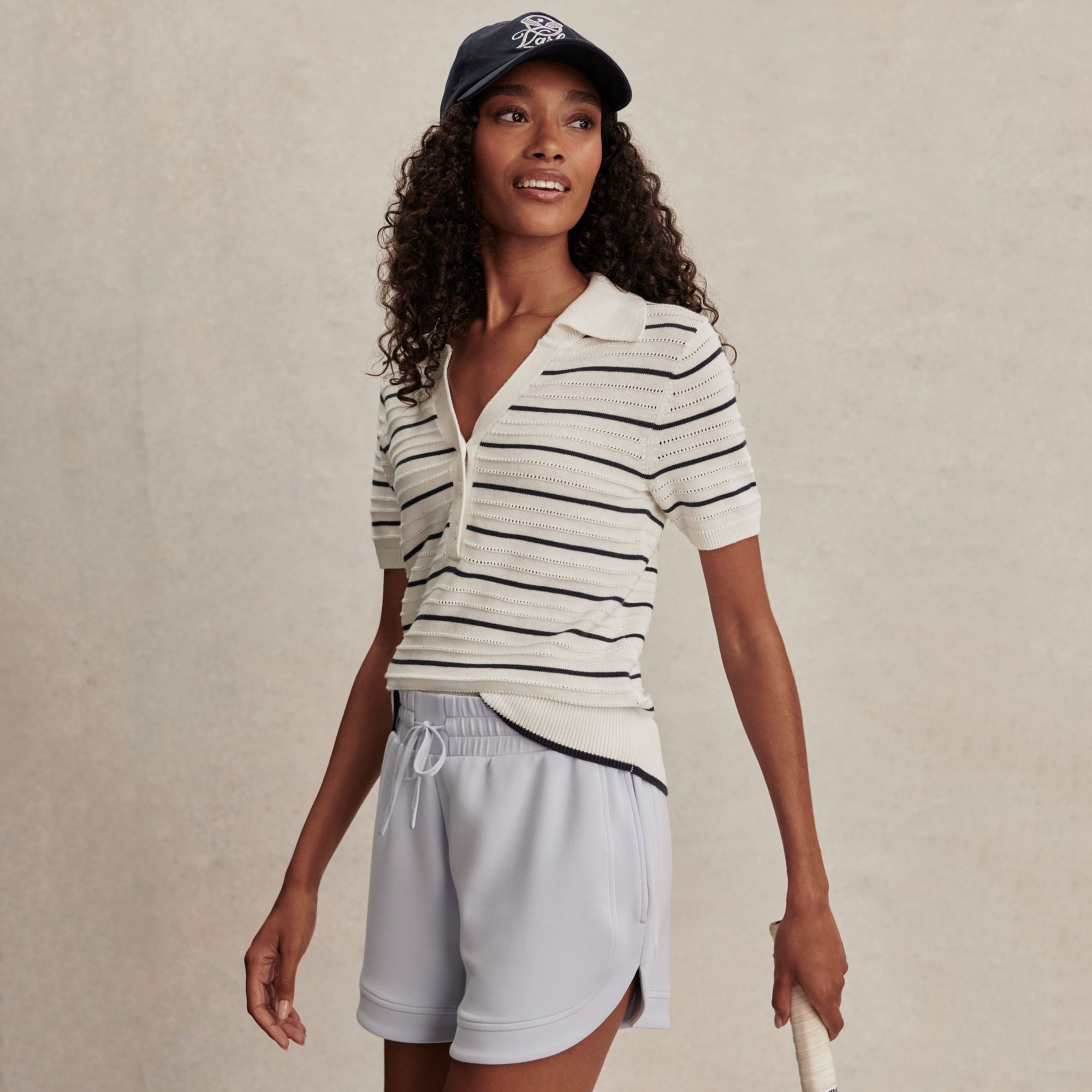 Varley Women's Wren Knit Short Sleeve Polo product image