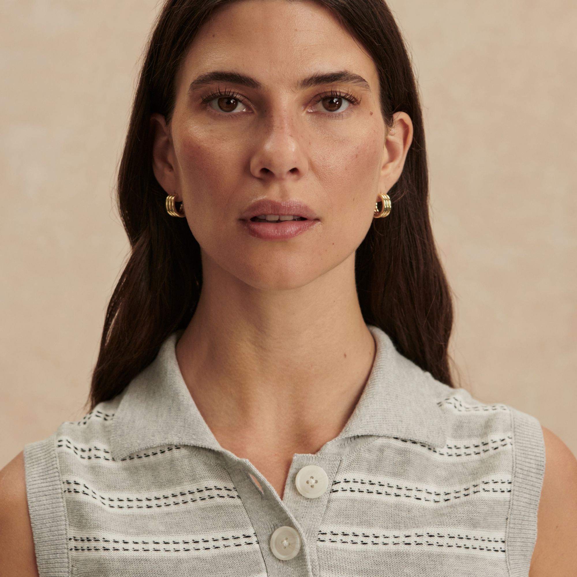 Varley Women's Dannah Stripe Knit Top product image