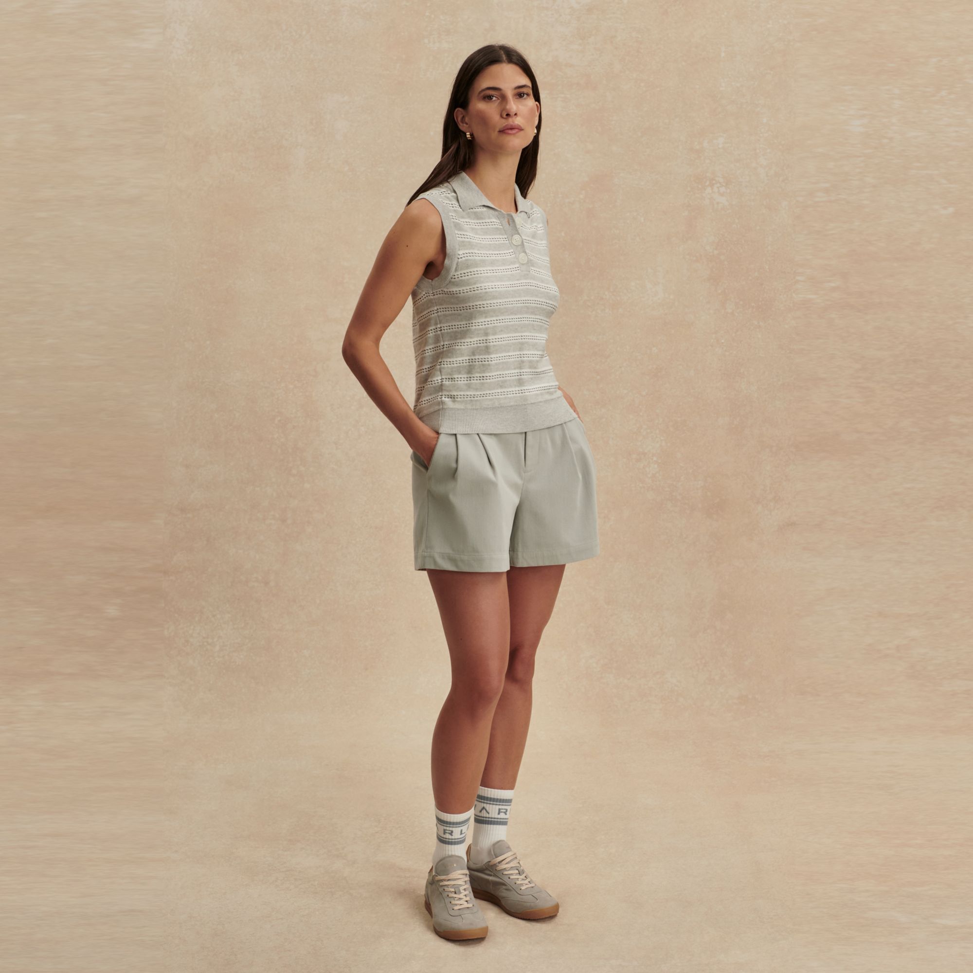 Varley Women's Dannah Stripe Knit Top product image