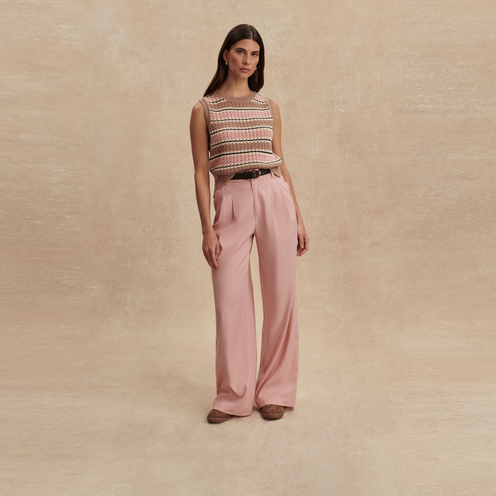 Varley Women's Deeley Stripe Stitch Tank product image