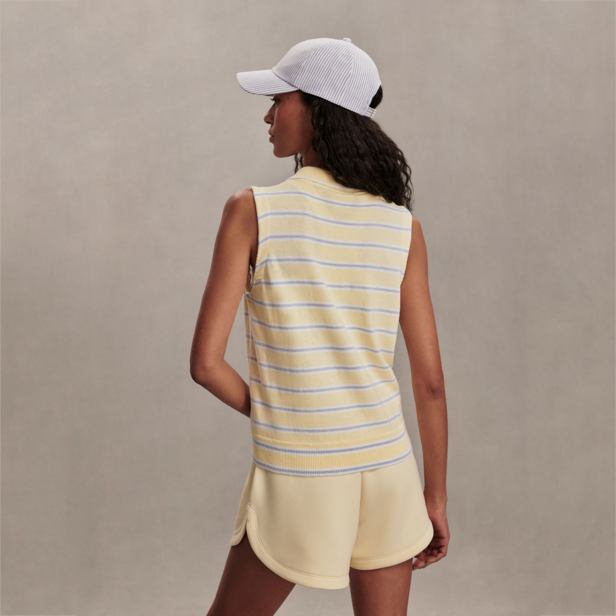 Varley Women's Rue Stripe Sleeveless Polo product image