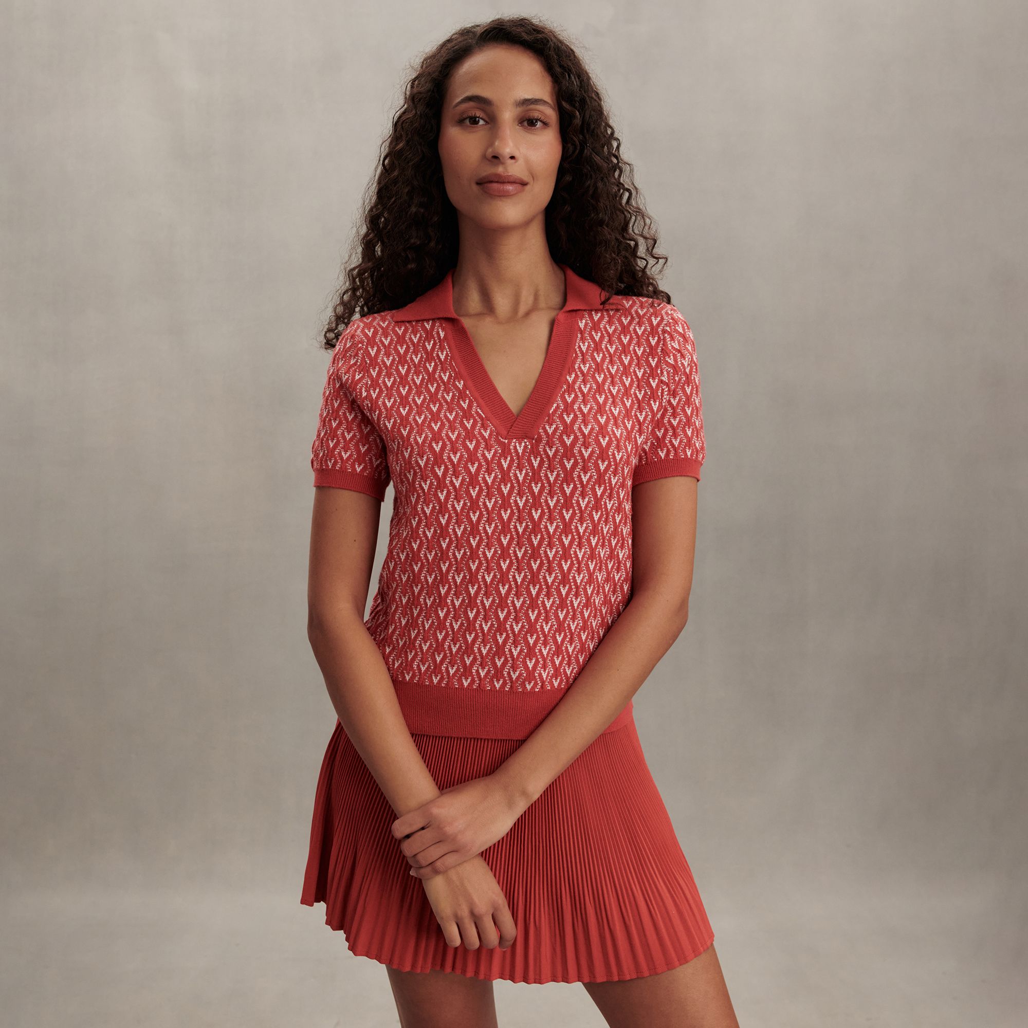 Varley Women's Ezrella Knit Polo product image