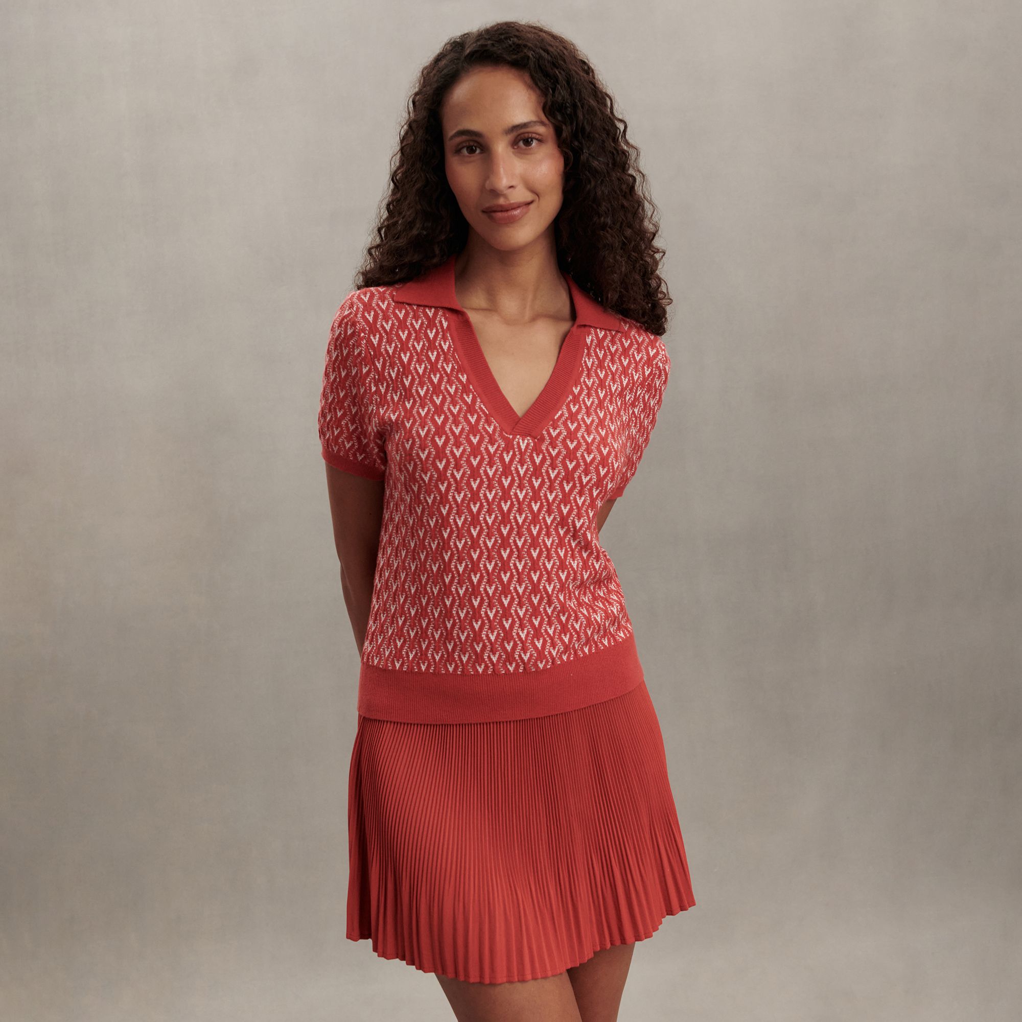 Varley Women's Ezrella Knit Polo product image
