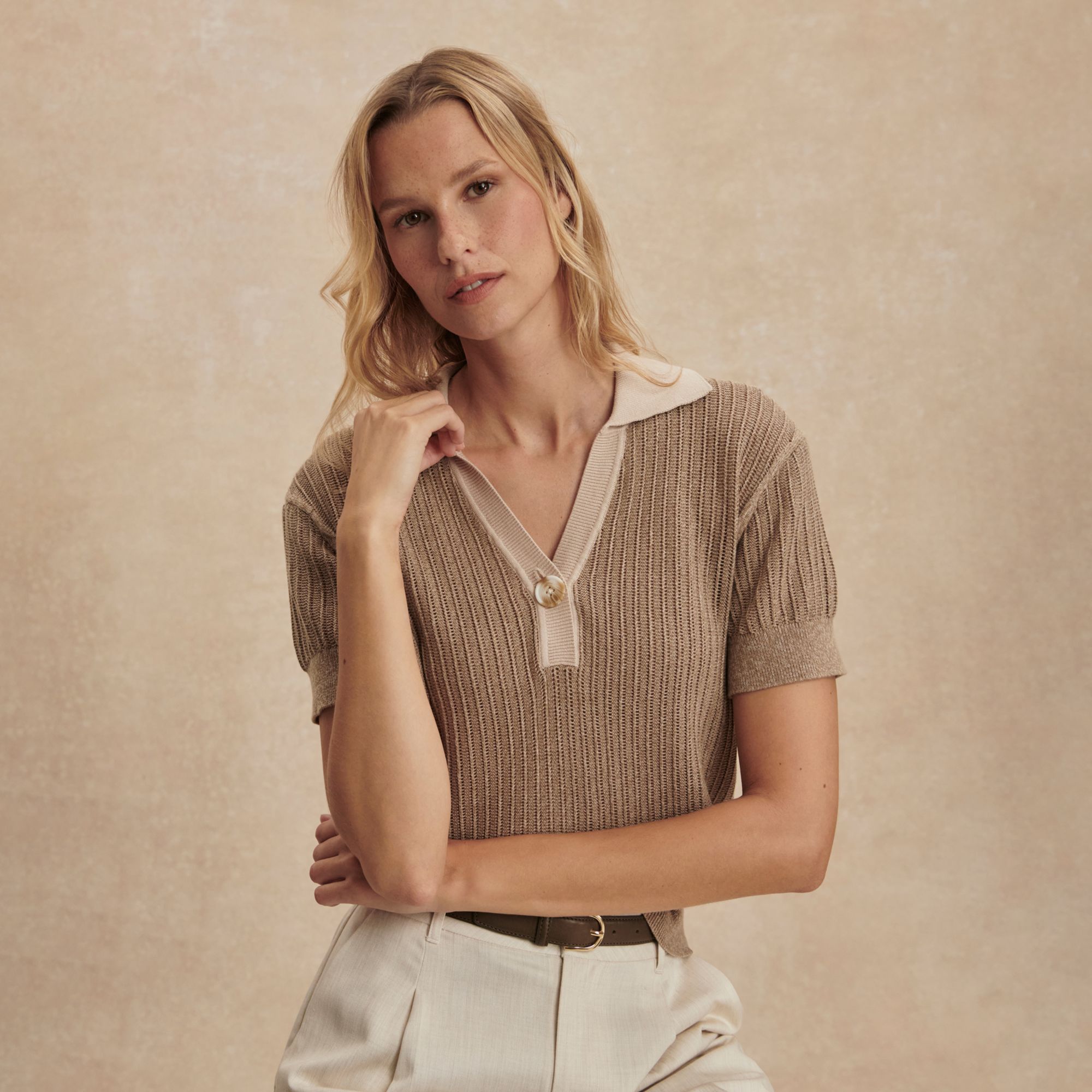 Varley Women's Perrine Knit Polo product image