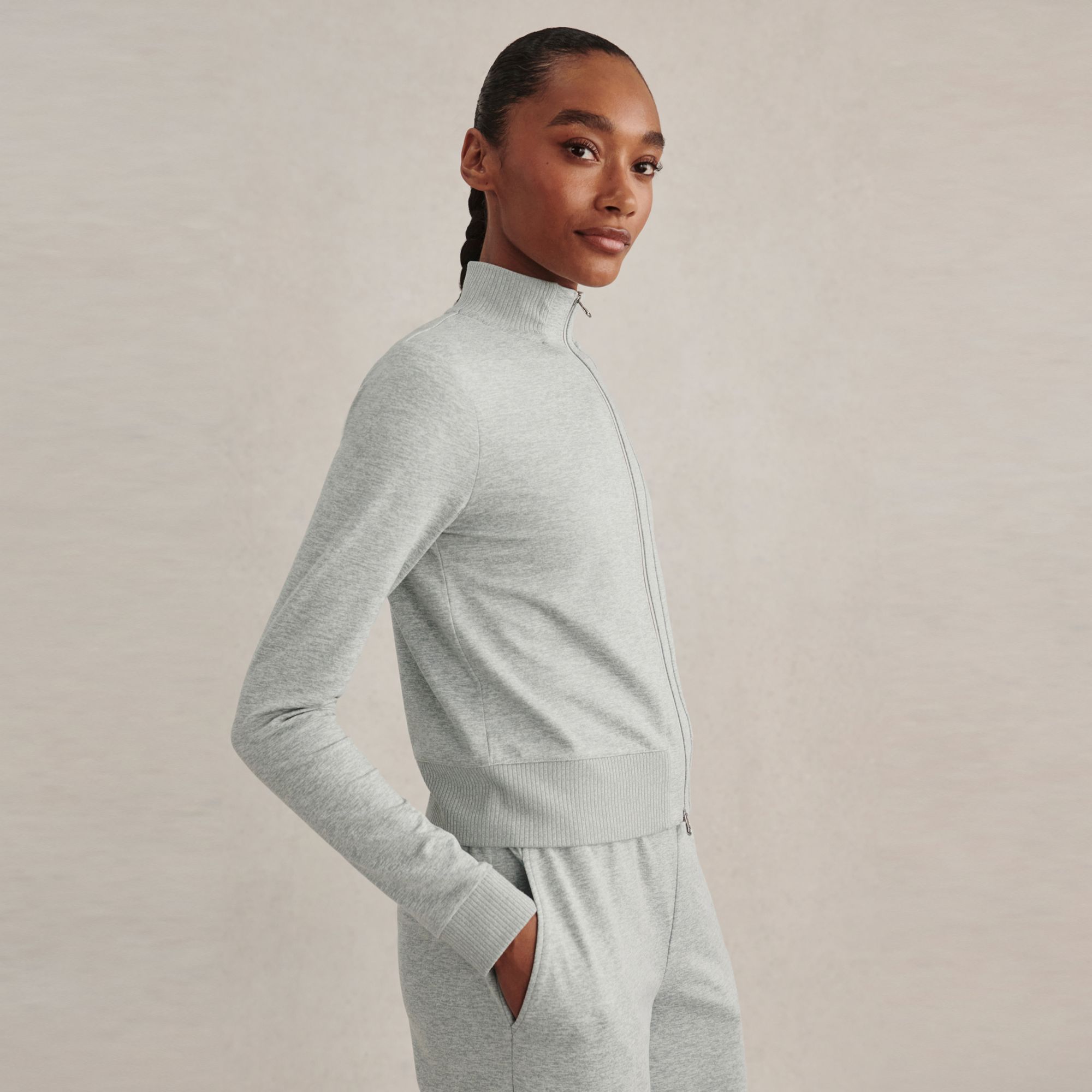 Varley Women's Rufus Cropped Zip Through Sweater product image
