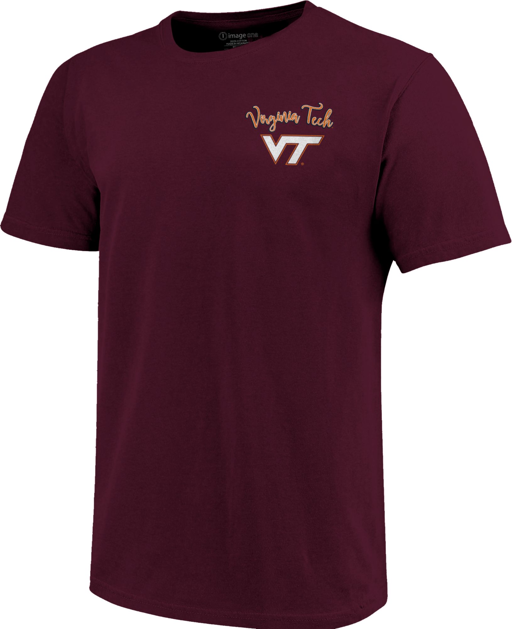 Image One Women's Virginia Tech Hokies Maroon Gameday Bow T-Shirt product image