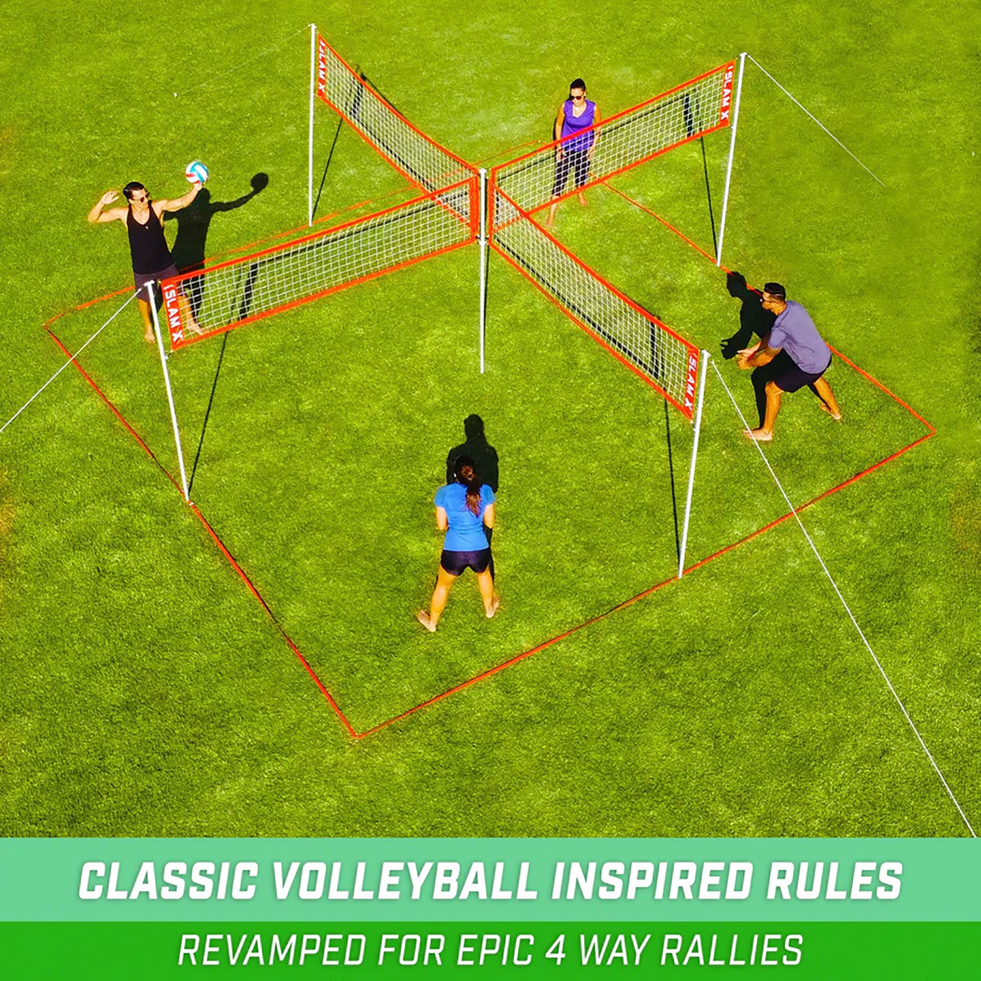 GoSports Slam X 4 Way Volleyball Set product image