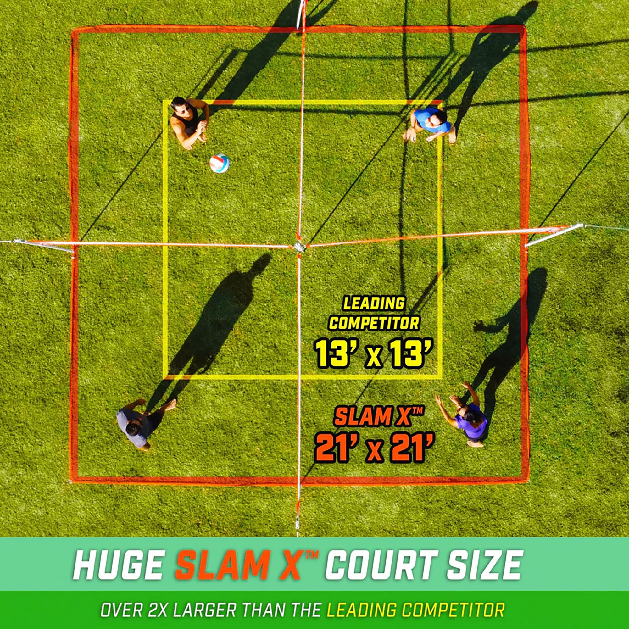 GoSports Slam X 4 Way Volleyball Set product image