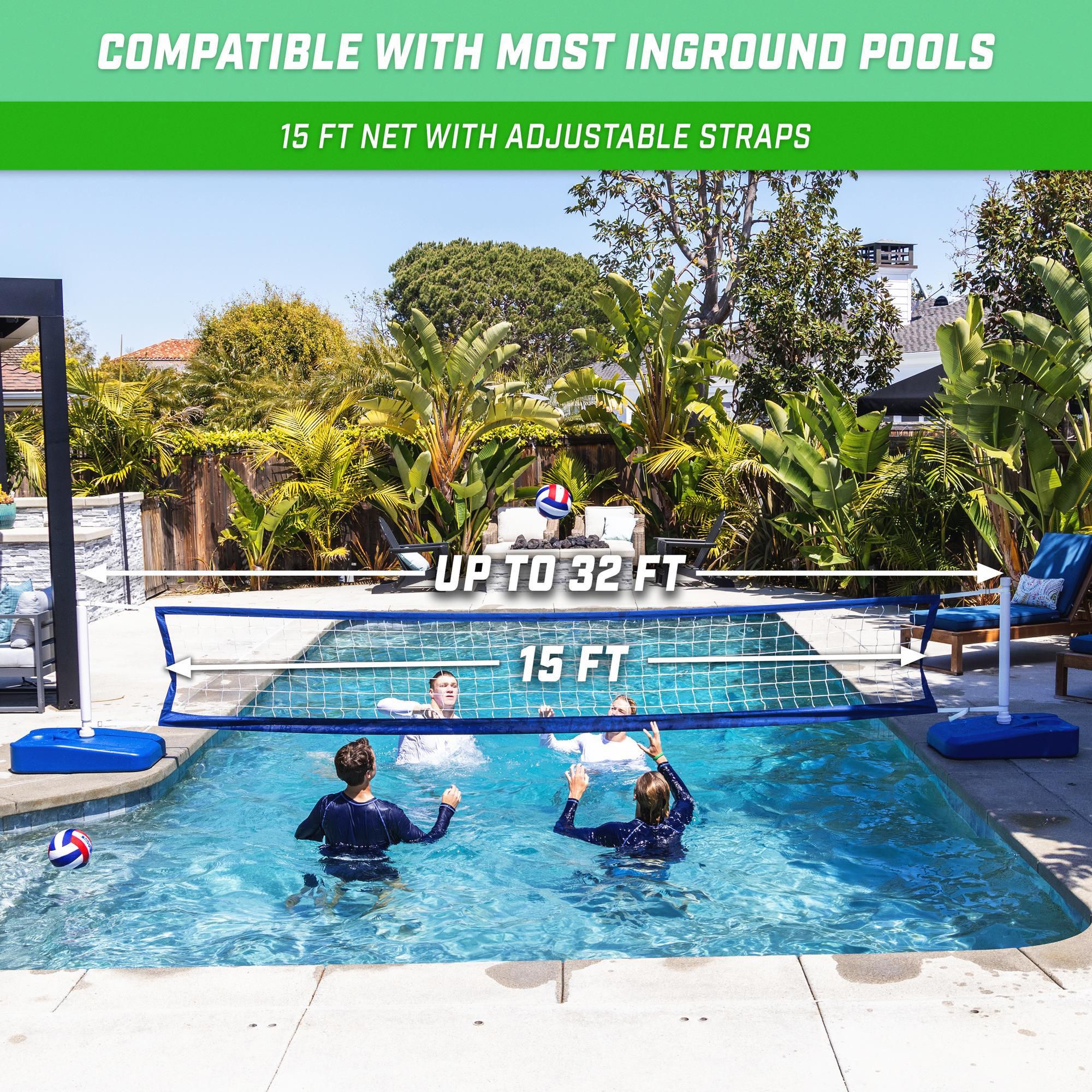 GoSports SplashNet Pool Volleyball Elite Set product image