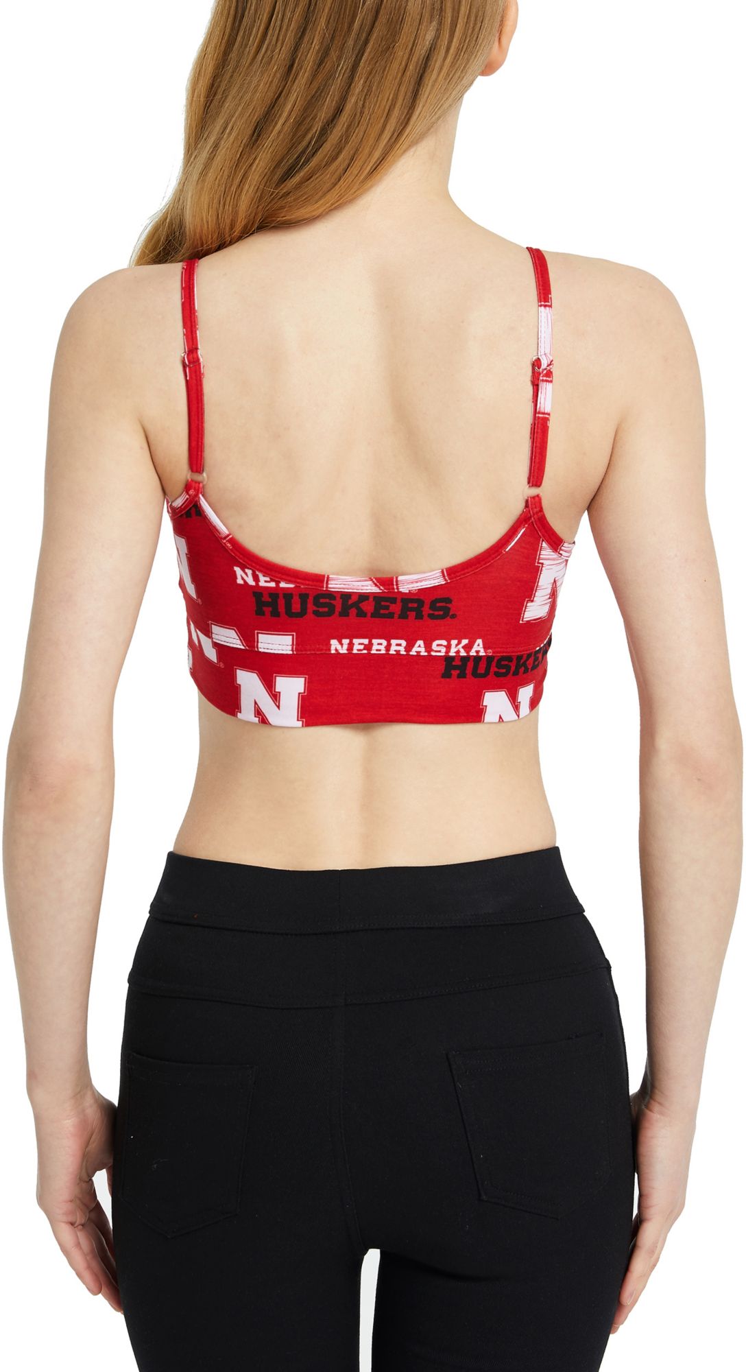 Concepts Sport Women's Nebraska Cornhuskers Scarlet Zest Knit Bralette product image