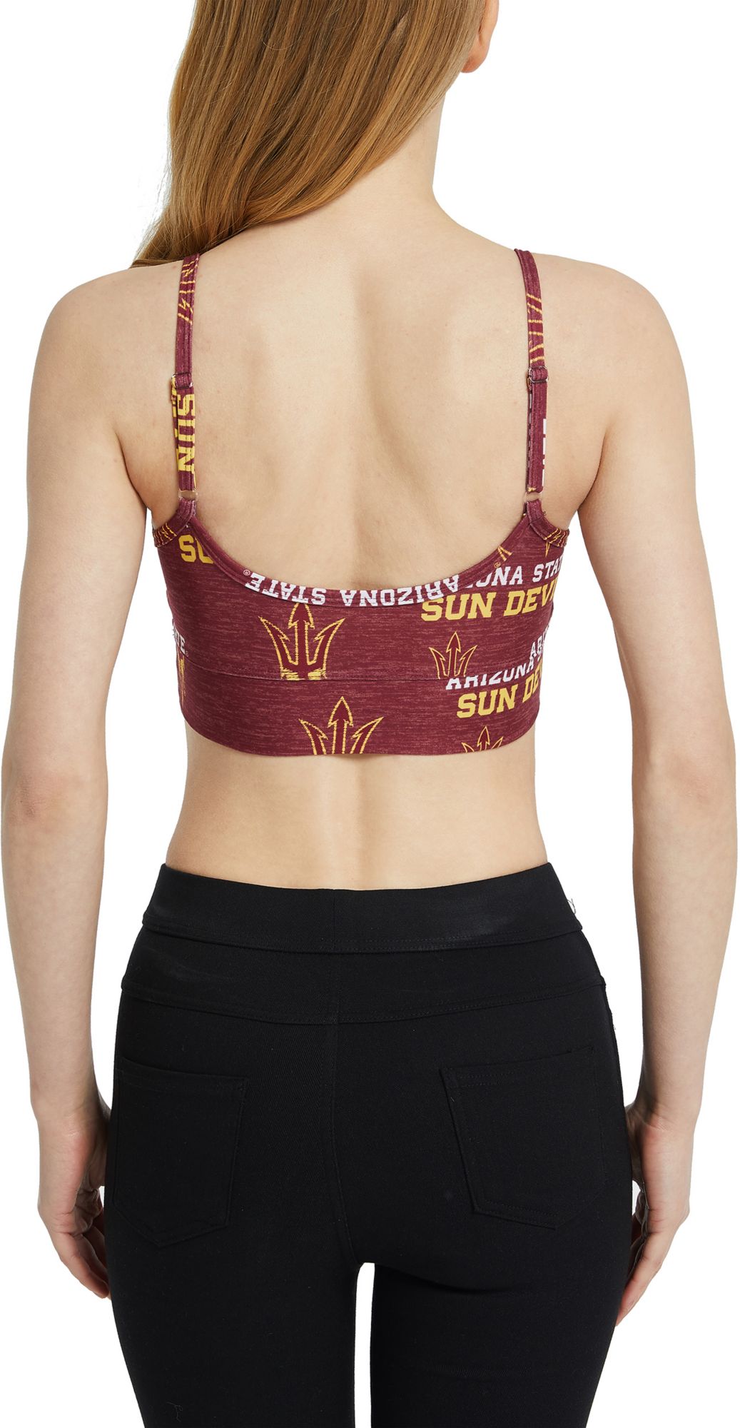 Concepts Sport Women's Arizona State Sun Devils Maroon Zest Knit Bralette product image