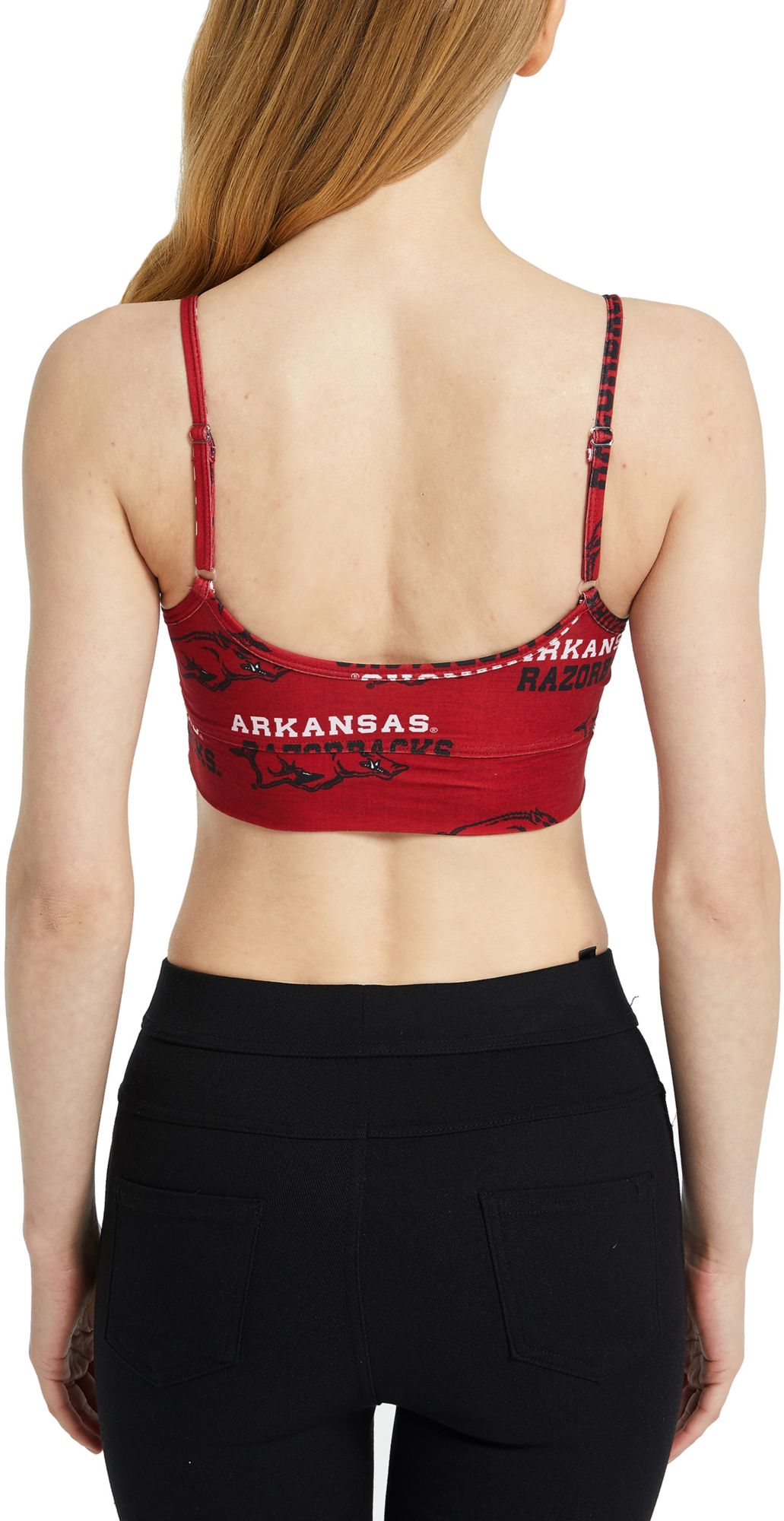 Concepts Sport Women's Arkansas Razorbacks Cardinal Zest Knit Bralette product image