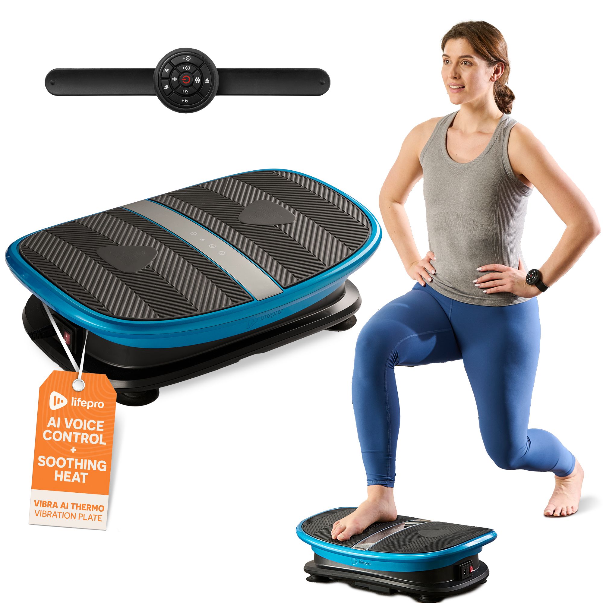 Lifepro VibraAI Thermo Heated Vibration Plate product image