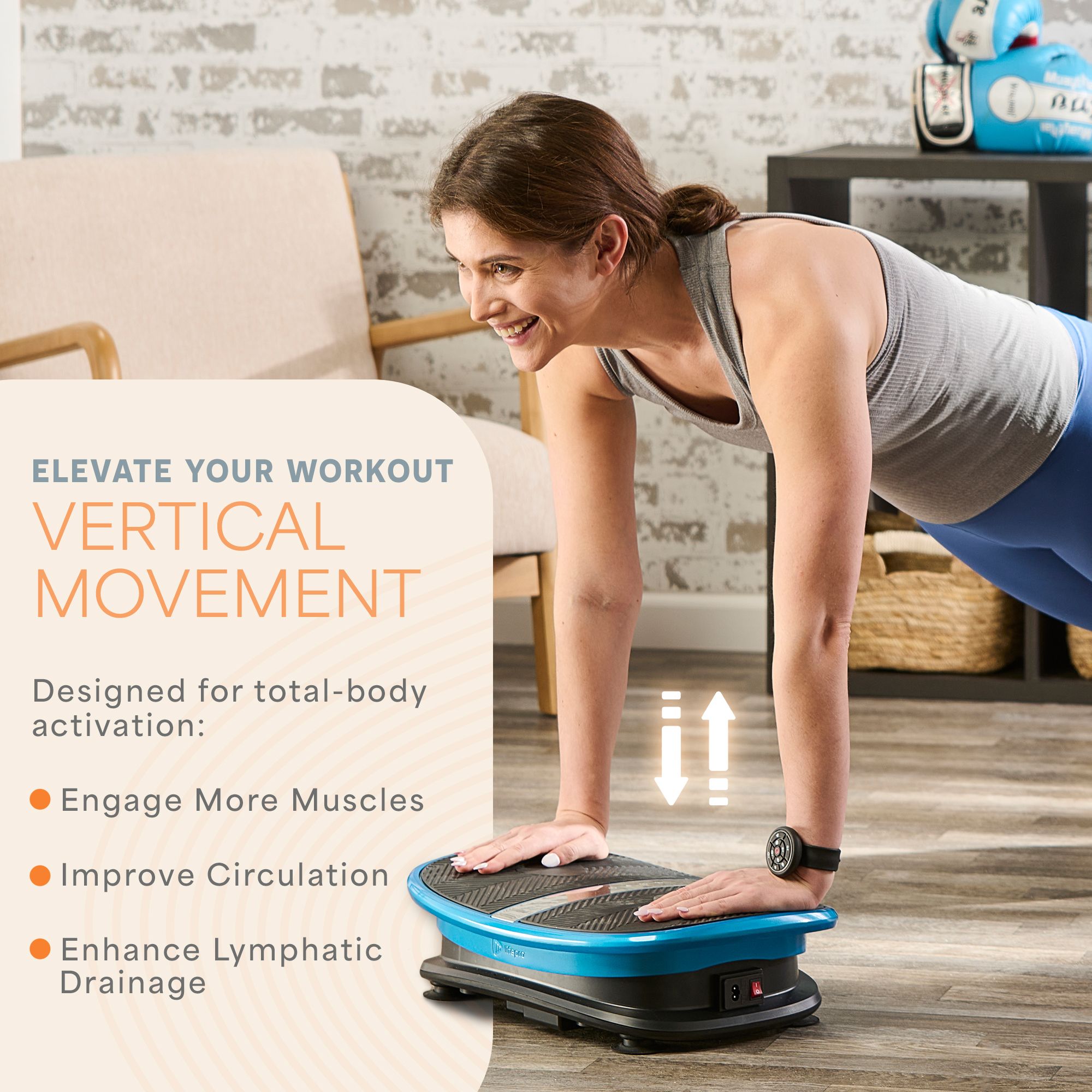 Lifepro VibraAI Thermo Heated Vibration Plate product image
