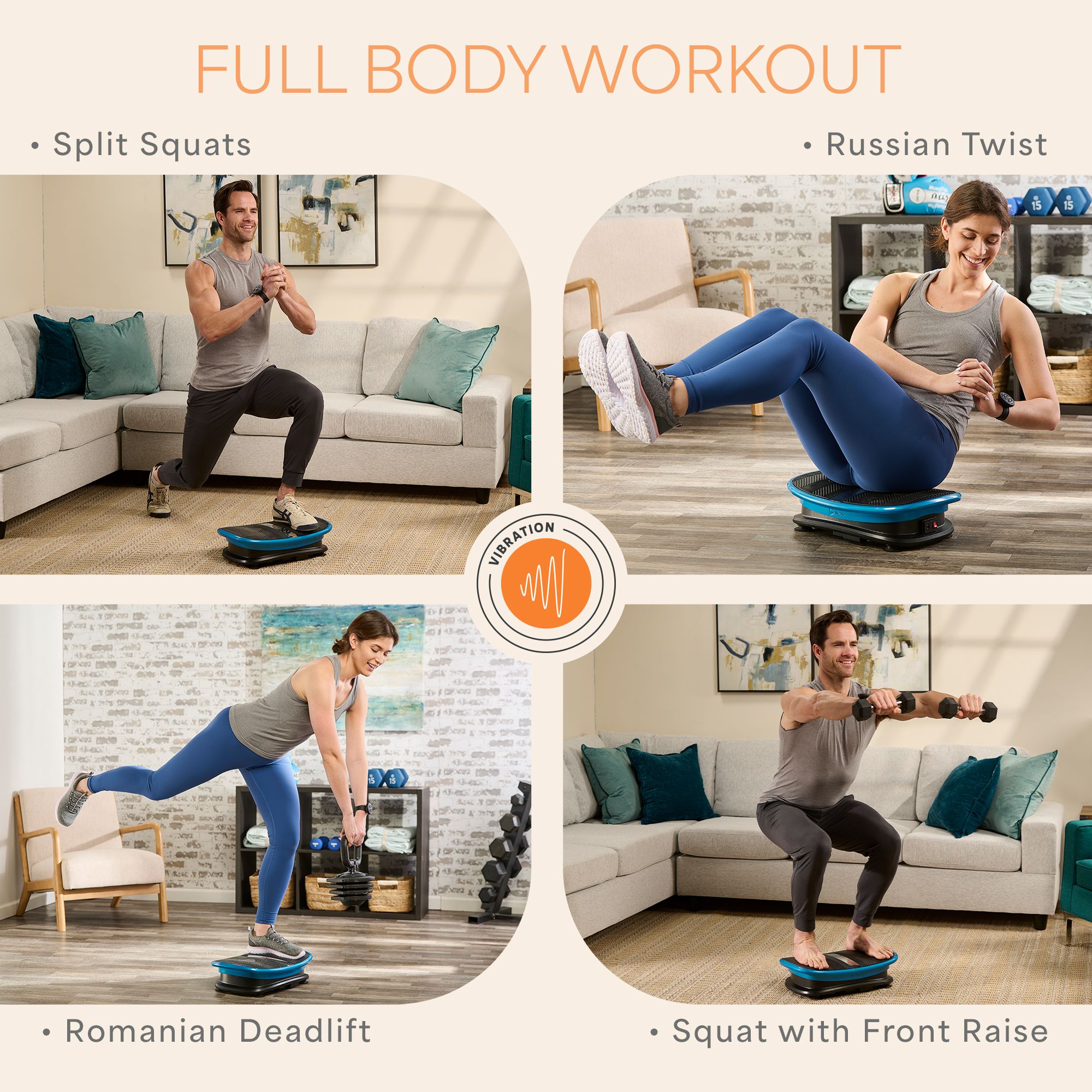 Lifepro VibraAI Thermo Heated Vibration Plate product image