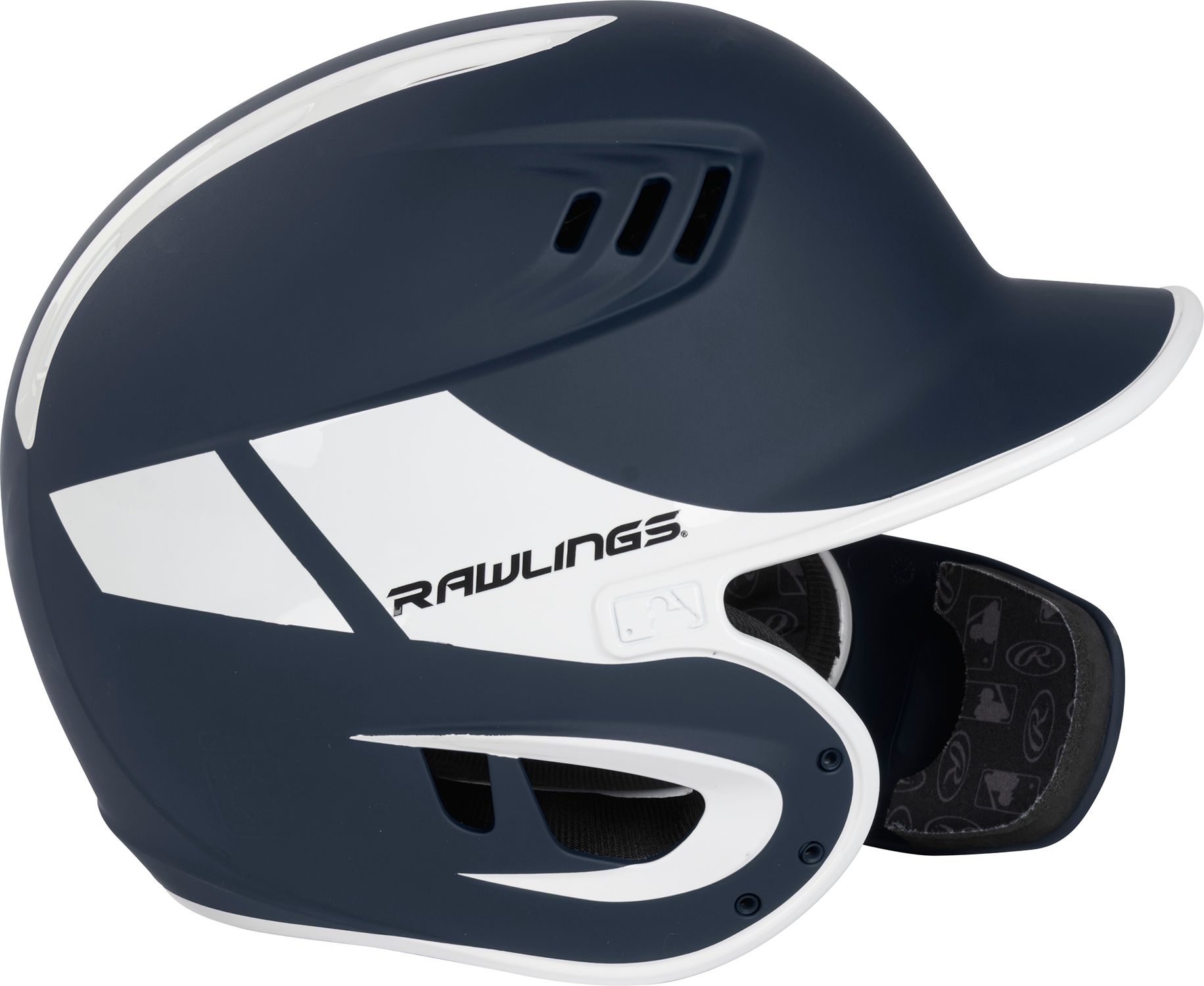 Rawlings Junior VELO Baseball Batting Helmet w/ Reversible Jaw Guard product image