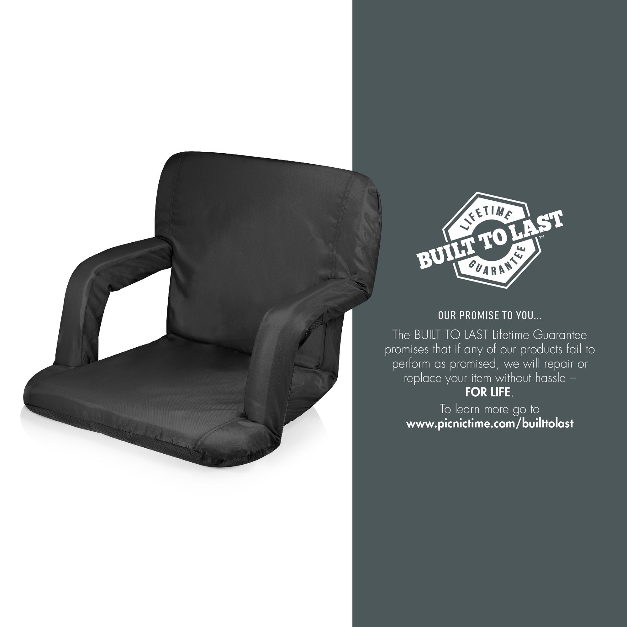 Picnic Time Ventura Portable Reclining Stadium Seat product image