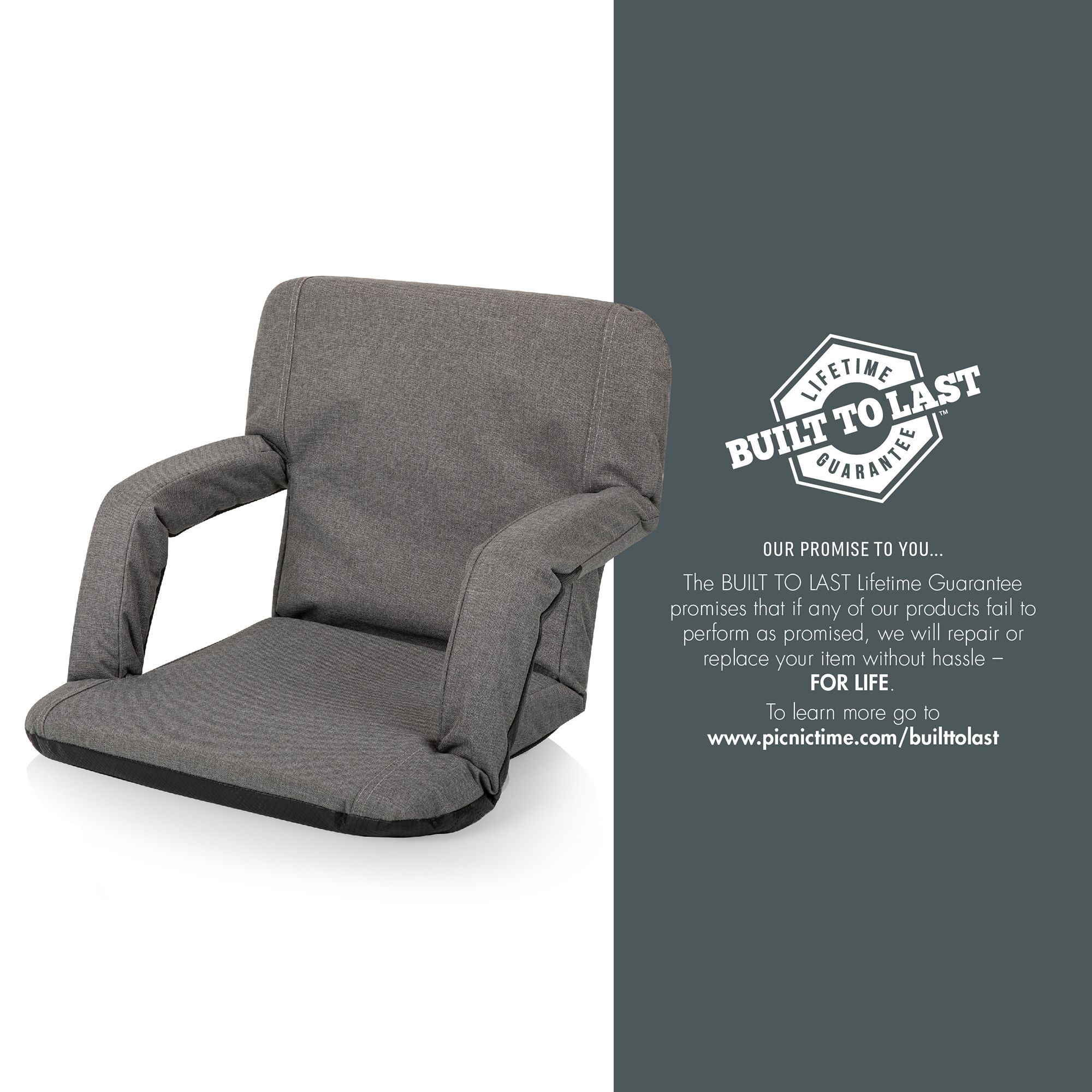 Picnic Time Ventura Portable Reclining Stadium Seat product image