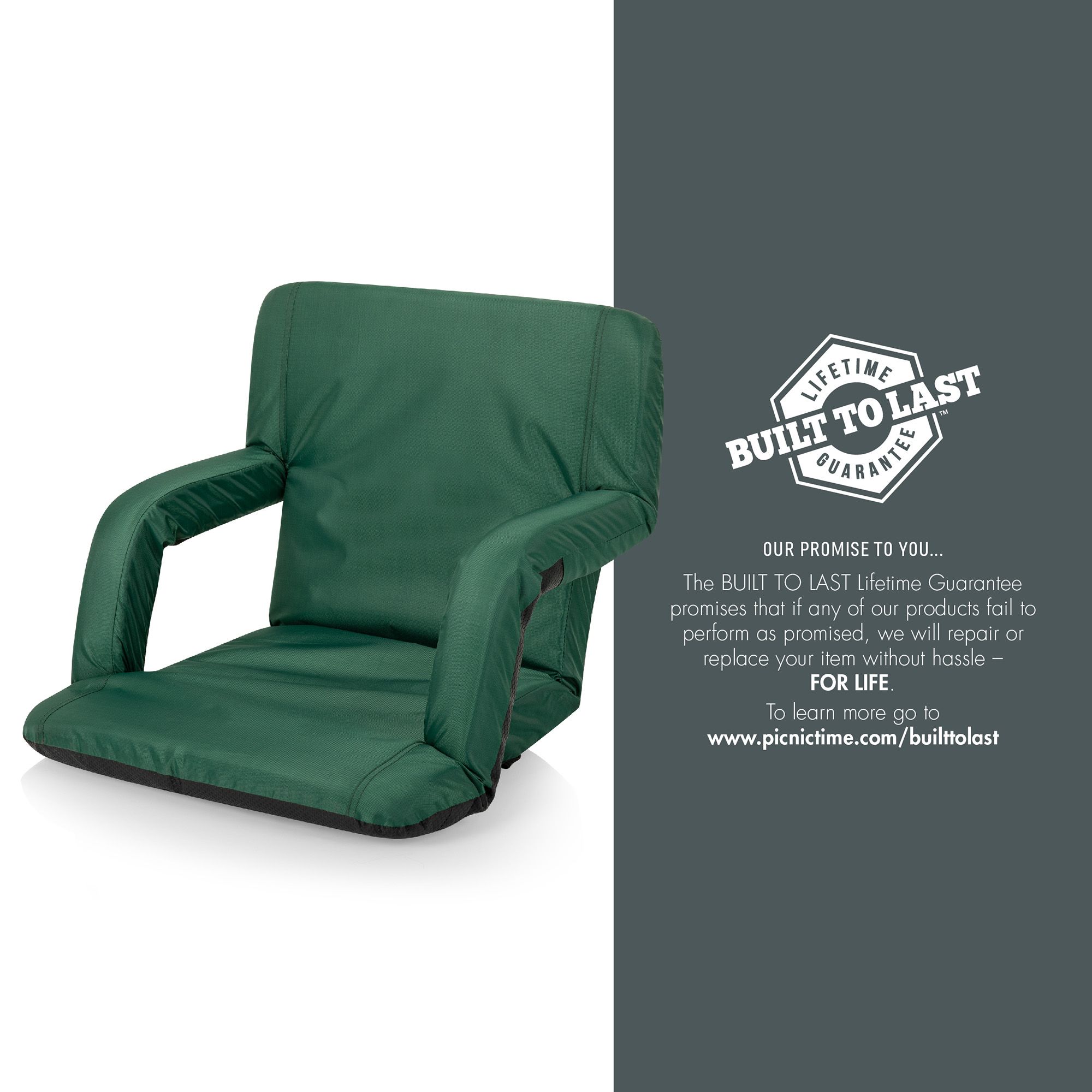 Picnic Time Ventura Portable Reclining Stadium Seat product image