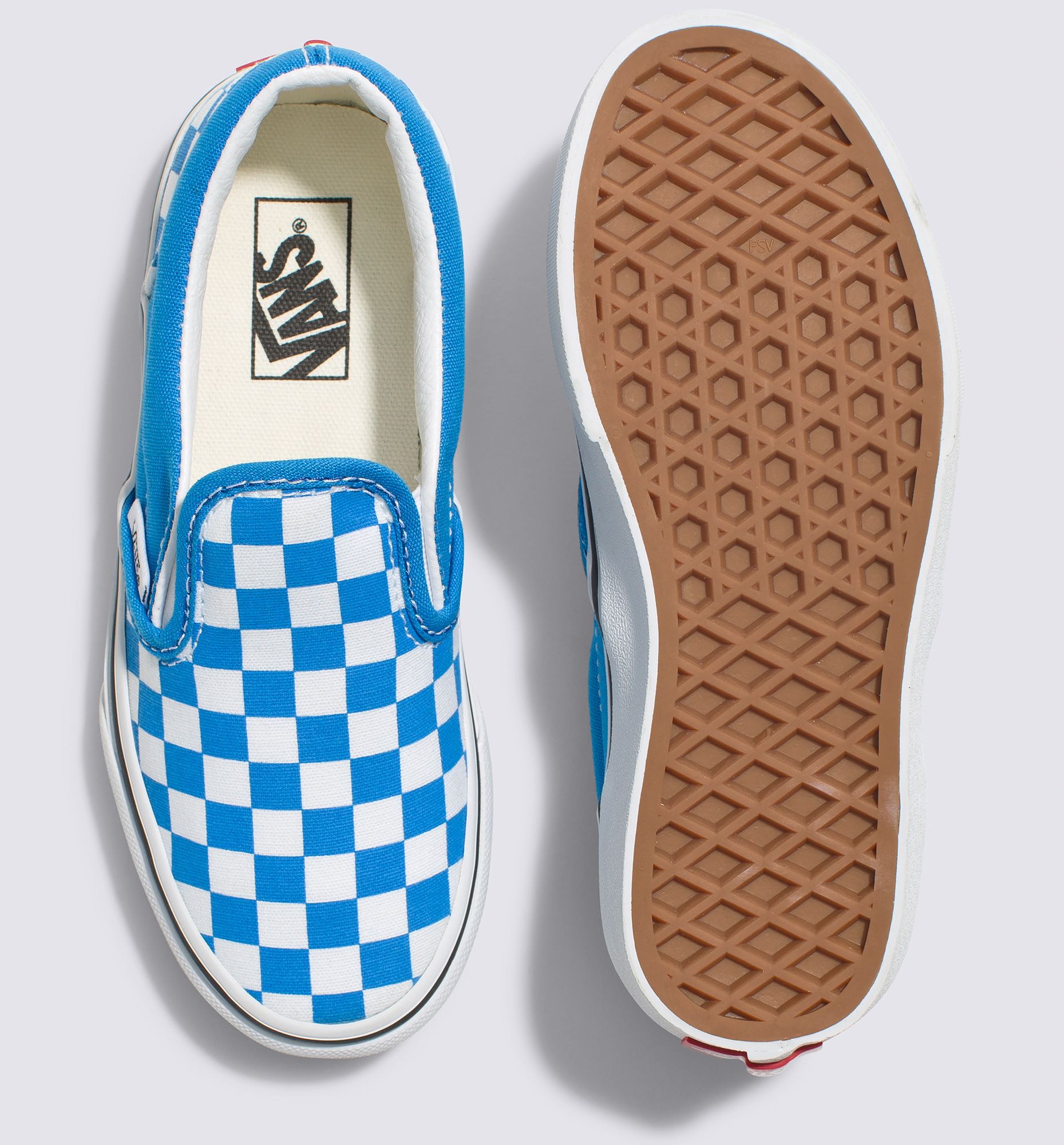 Vans Kids' Preschool Checkerboard Classic Slip-On Shoes product image