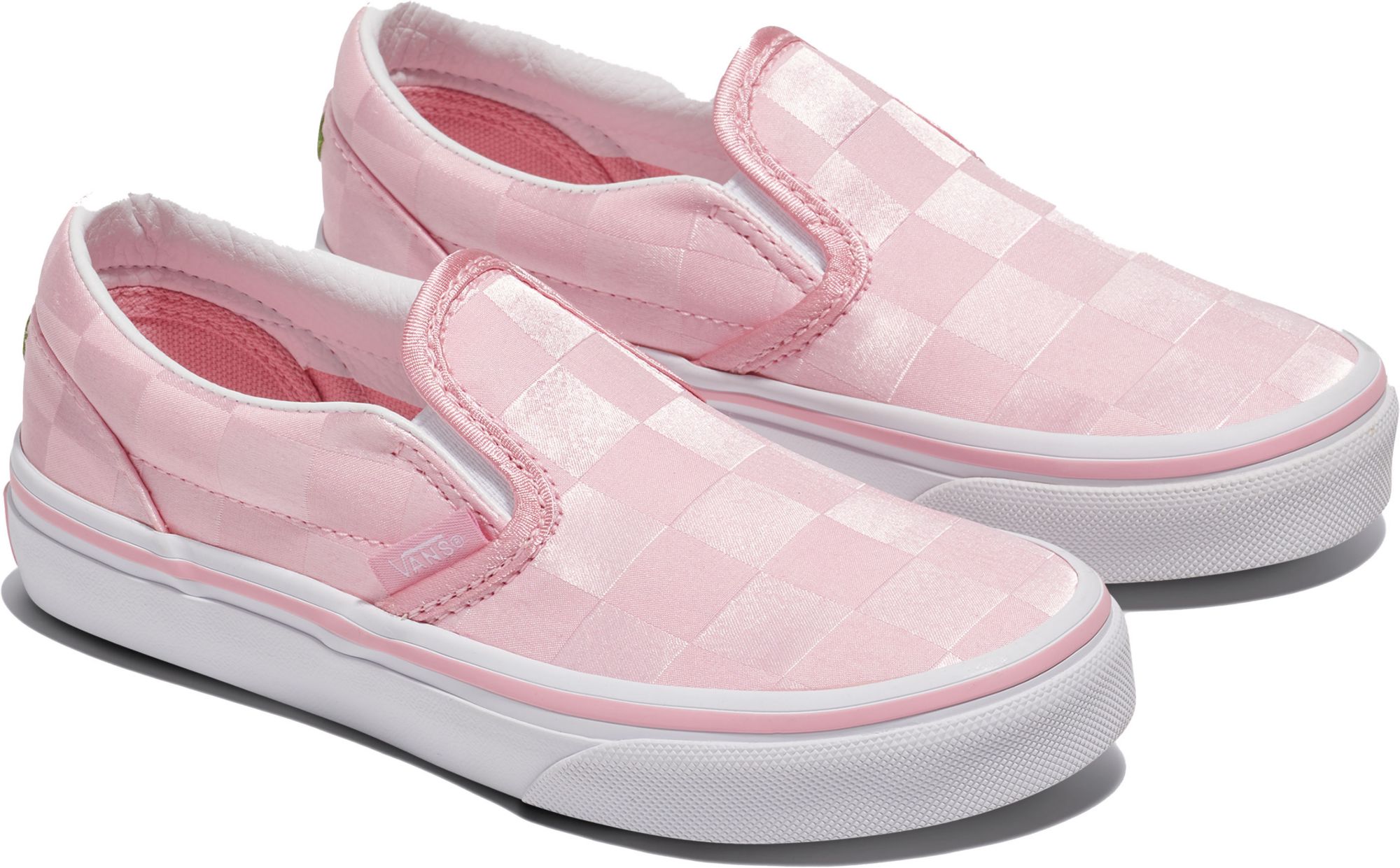 Vans Kids' Grade School Classic Slip-On Checkered Shoes product image