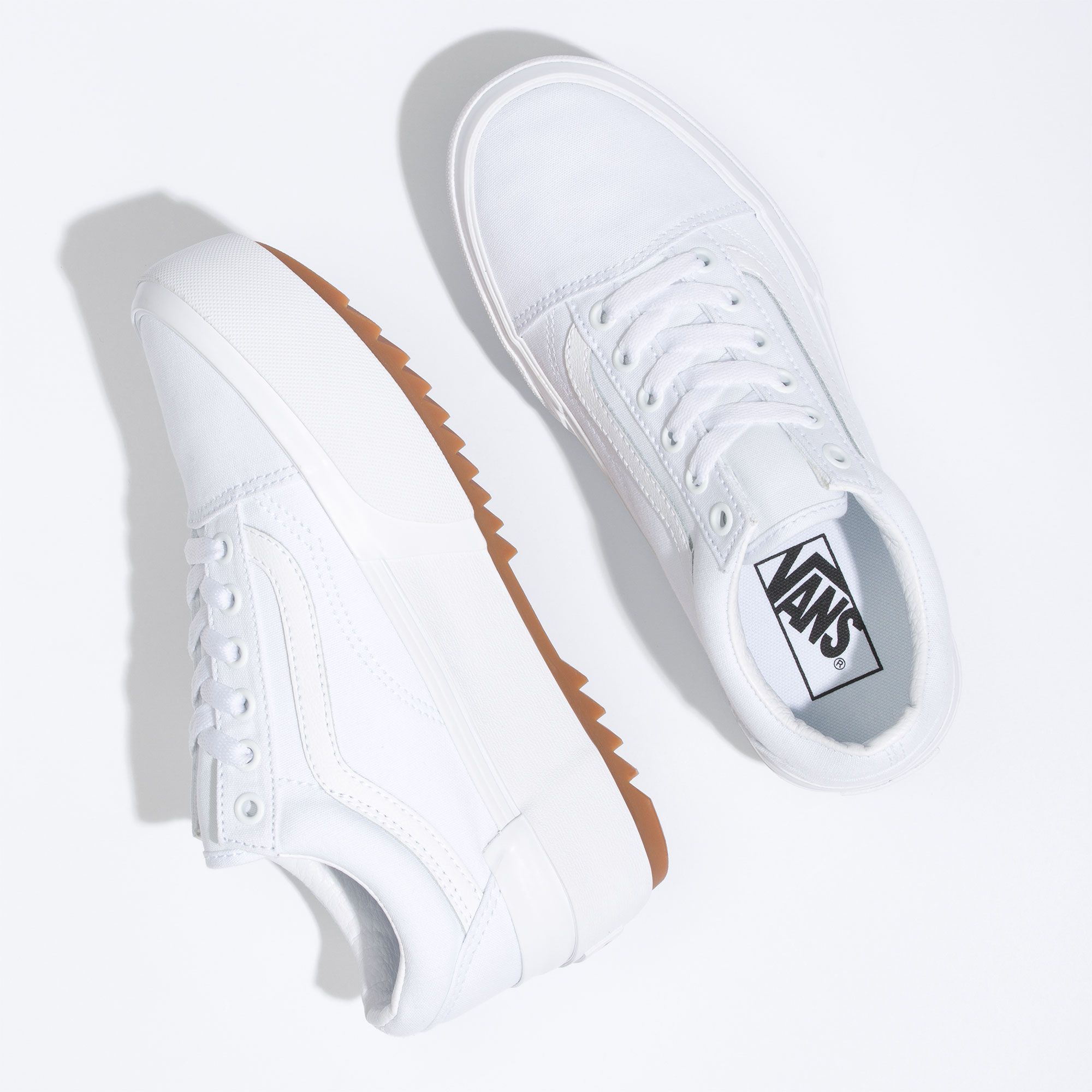 canvas old skool stacked shoes