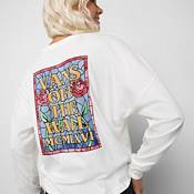 Vans Women's Stained Rose Long Sleeve Relaxed Boxy Graphic Tee product image