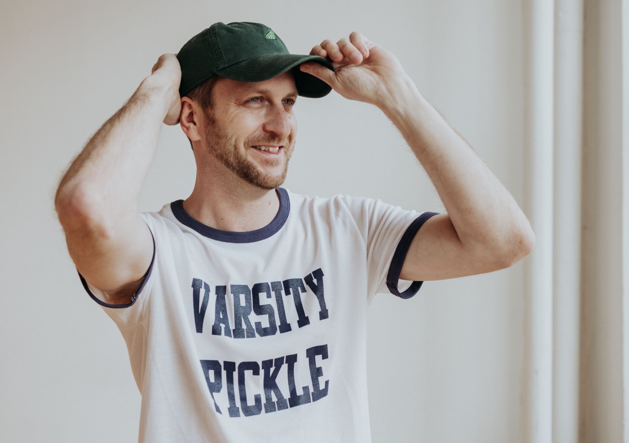 Varsity Pickle Collegiate Ringer T-Shirt