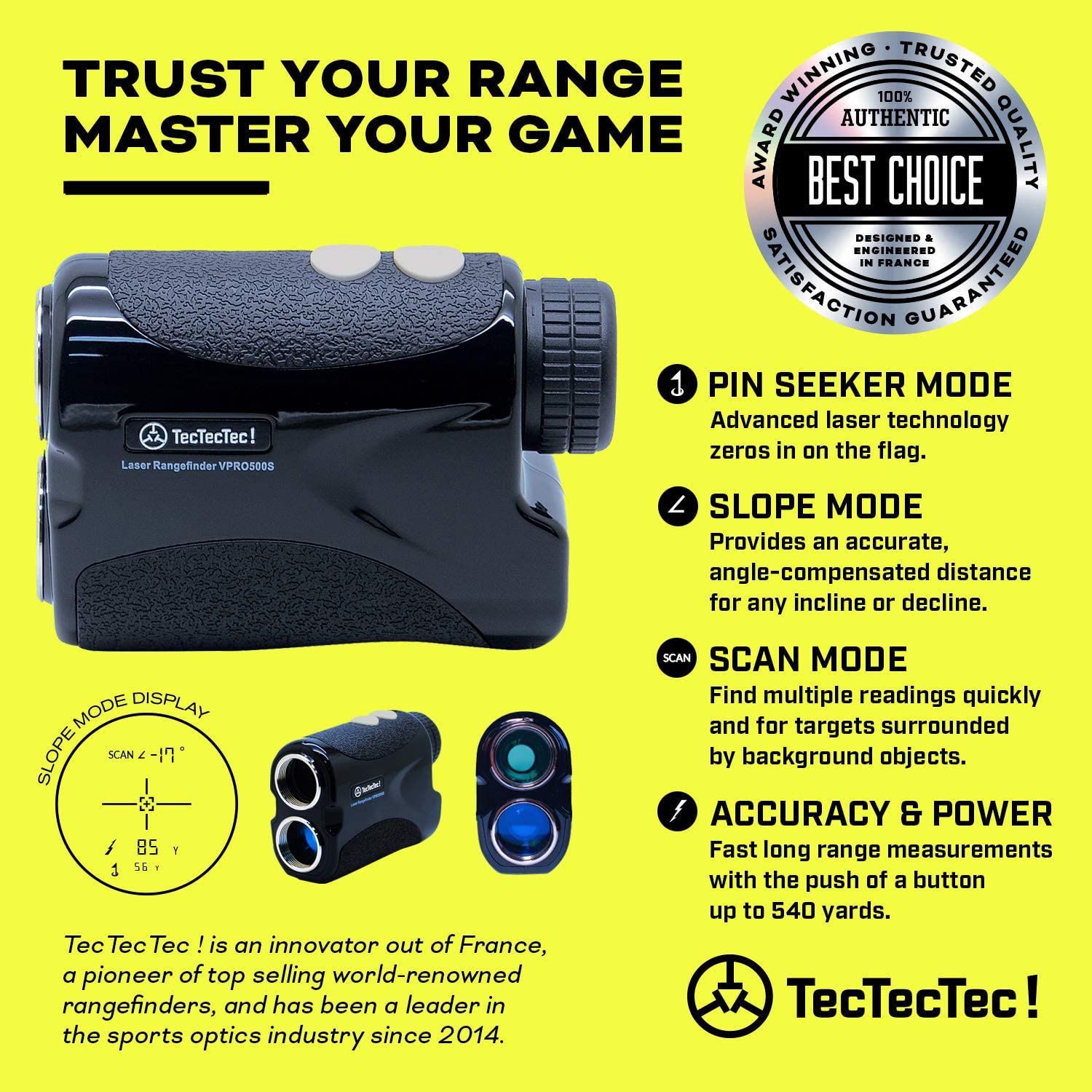 TecTecTec! VPRO500S Laser Rangefinder product image