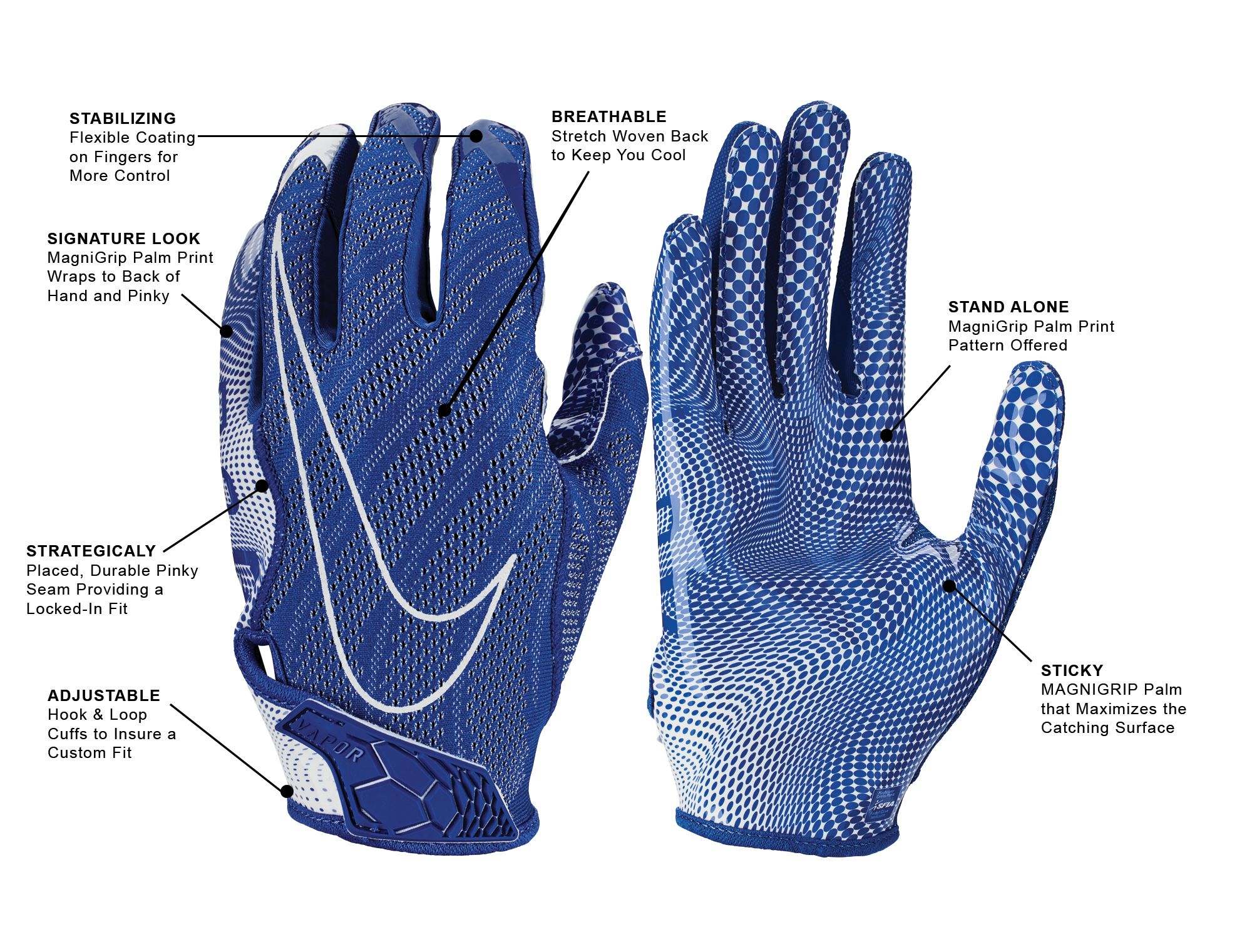 nike adult football gloves