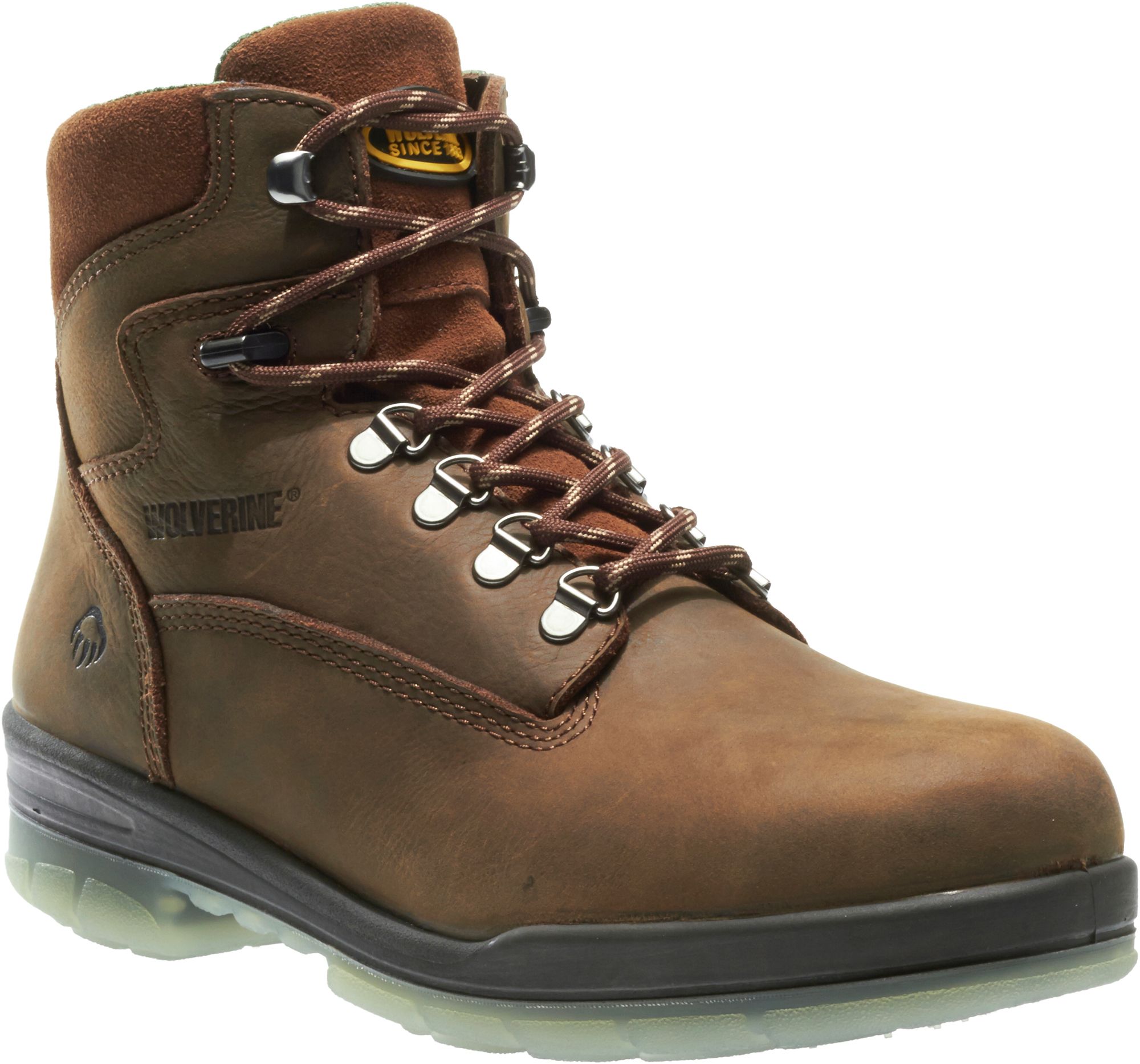 Wolverine Men's DuraShocks 6" Waterproof 200g Steel Toe Work Boots