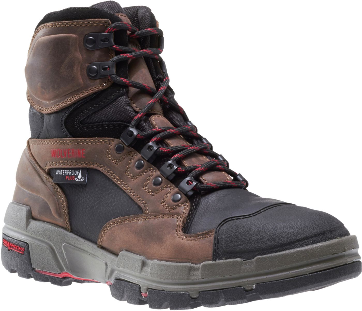 Wolverine Men s Legend 6 DuraShocks Waterproof Composite Toe Work Boots Dick s Sporting Goods