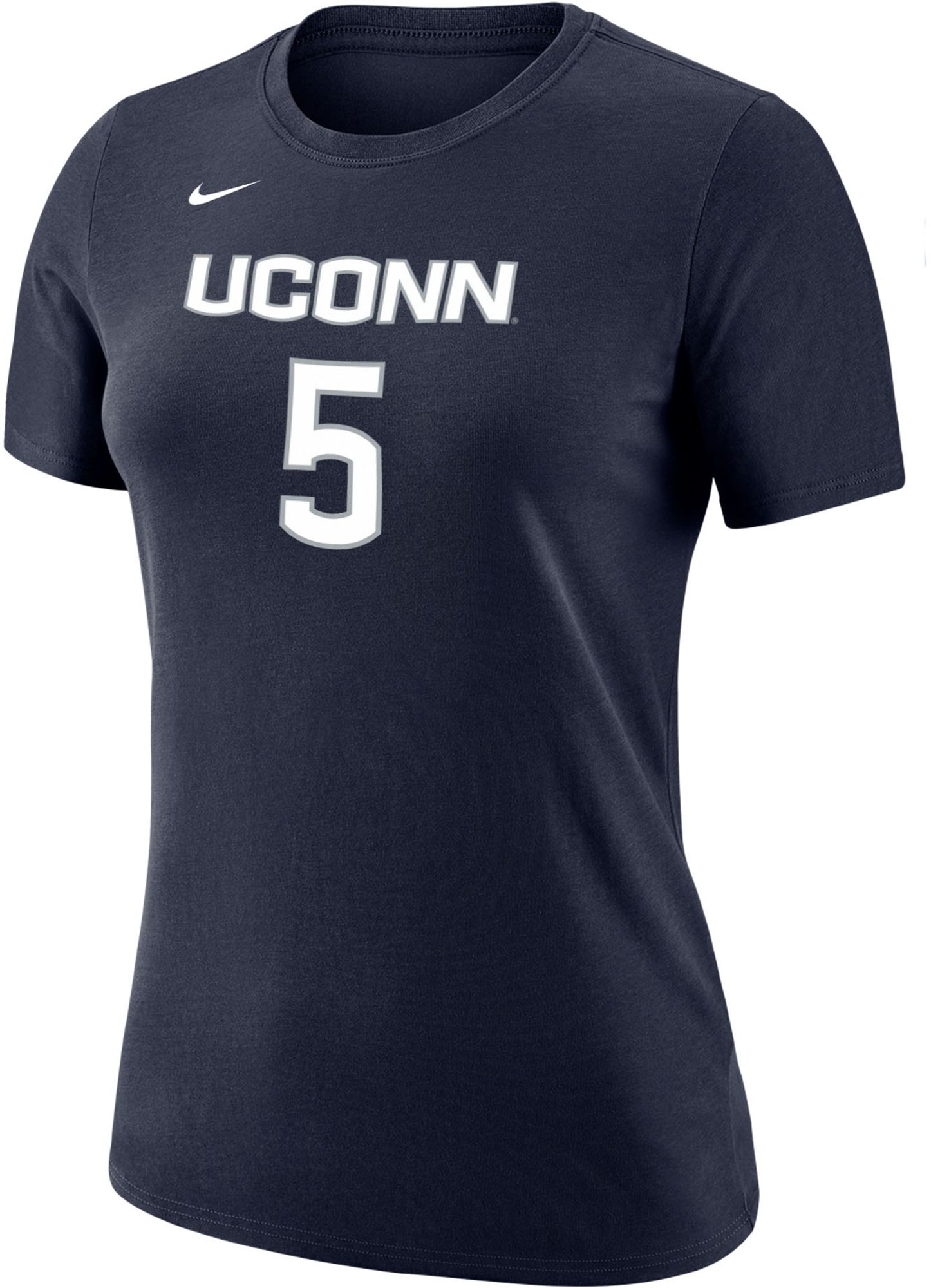 Nike Women's UConn Huskies #5 Blue Paige Bueckers Core Cotton T-Shirt product image