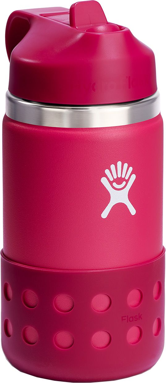Hydro Flask 12 oz. Kids' Wide Mouth Bottle with Straw Lid and Boot product image