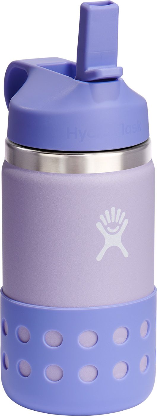 Hydro Flask 12 oz. Kids' Wide Mouth Bottle with Straw Lid and Boot product image