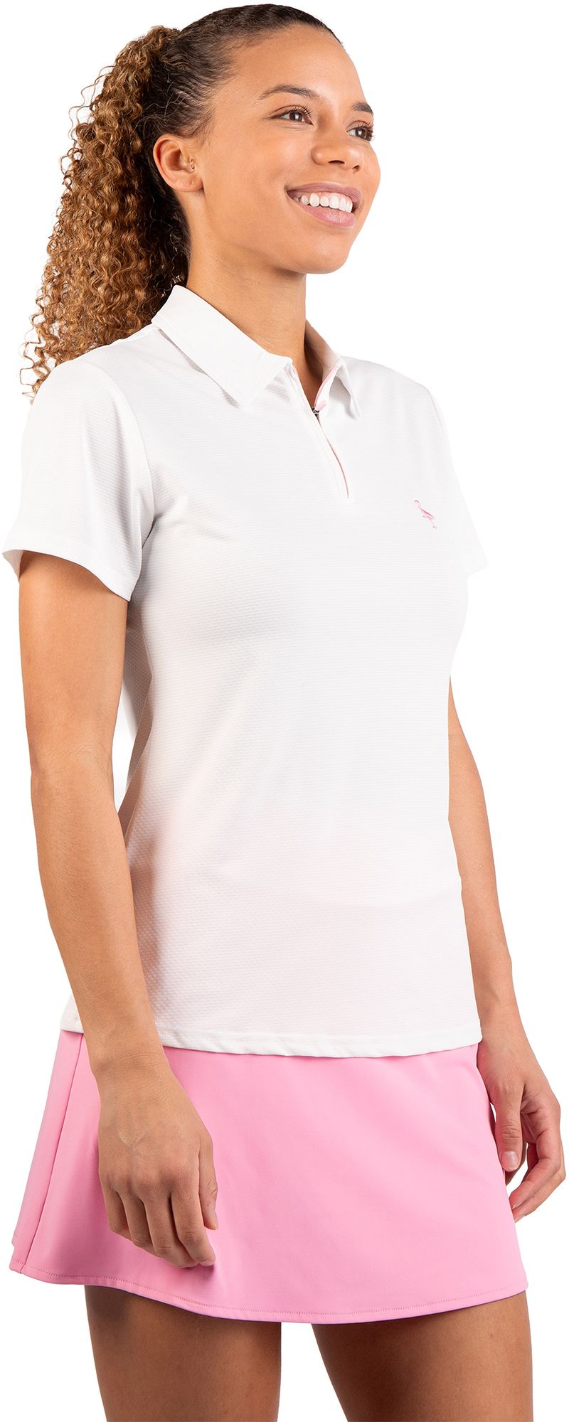 TailorByrd Women's Solid Quarter Zip Polo product image