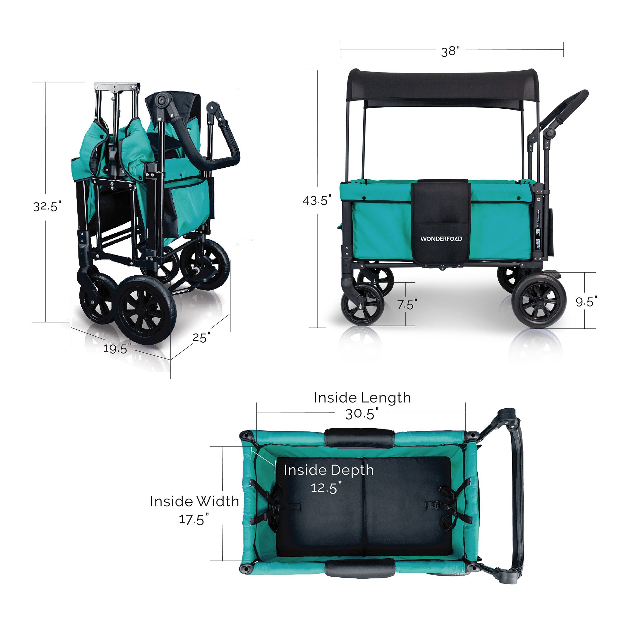 WonderFold W1 Original Stroller Wagon product image