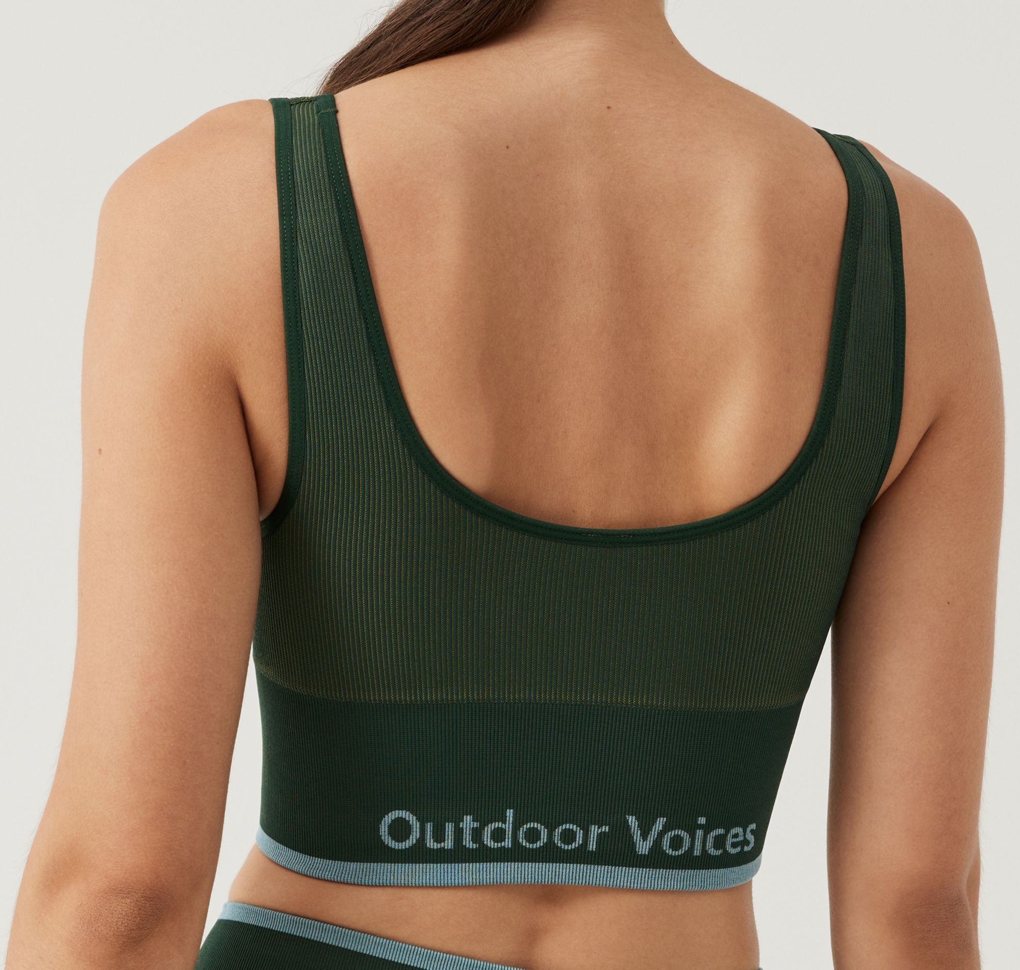Outdoor Voices Women's SeamlessRib Longline Bra product image