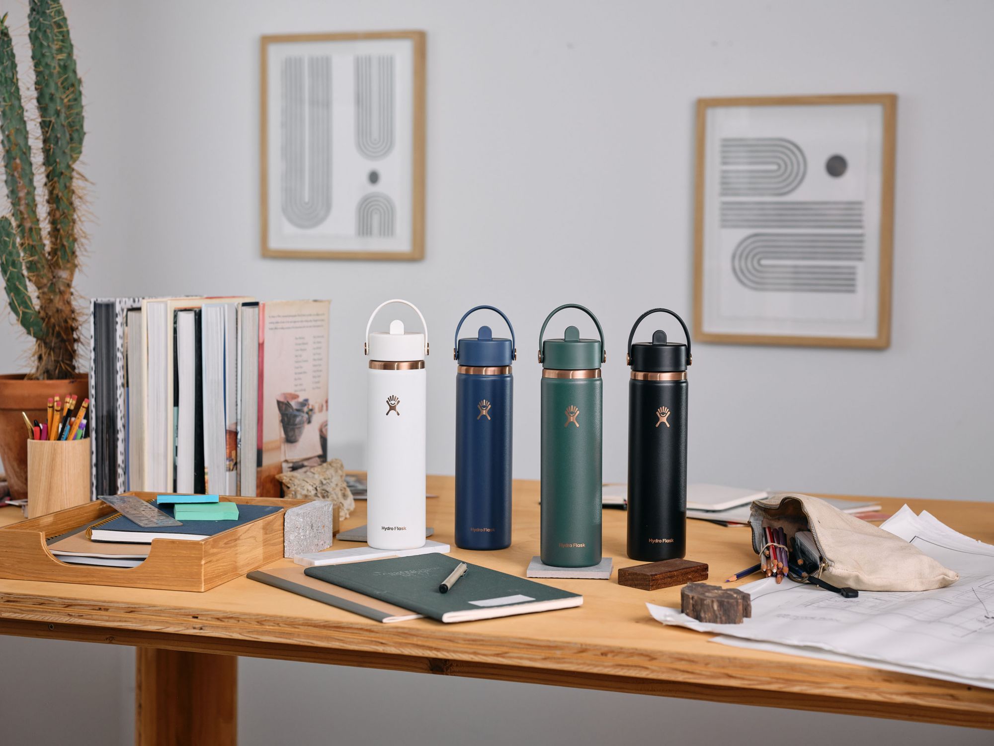 Hydro Flask 24 oz. Wide Mouth Bottle with Flex Straw Cap - ARC Collection product image