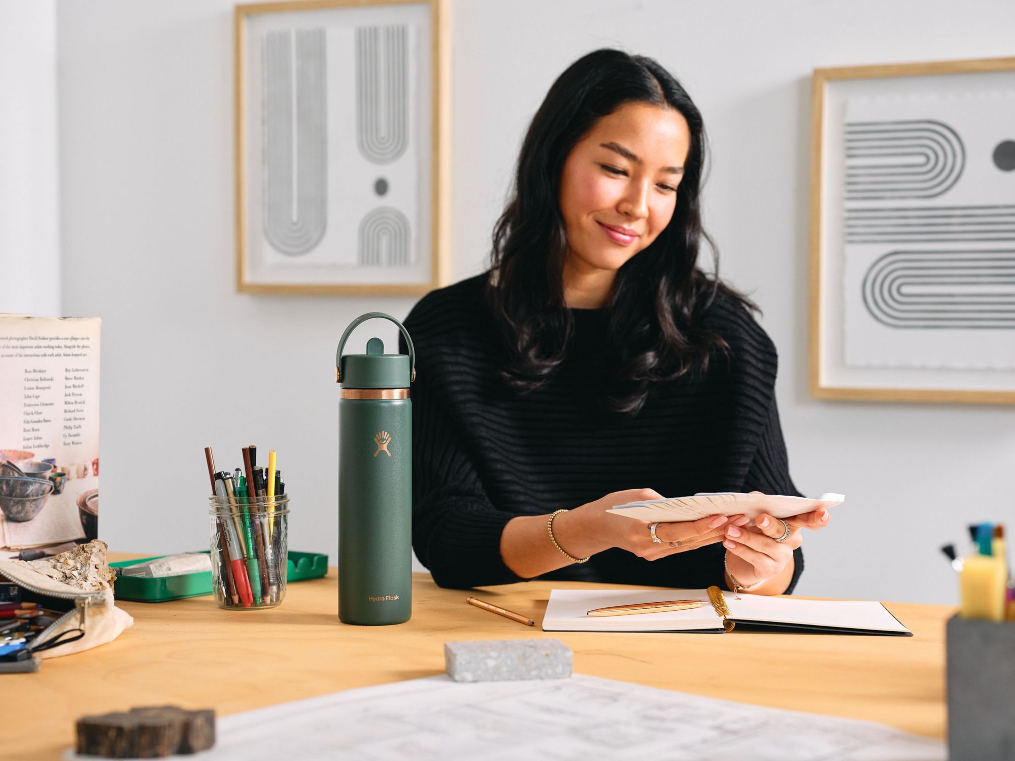 Hydro Flask 24 oz. Wide Mouth Bottle with Flex Straw Cap - ARC Collection product image