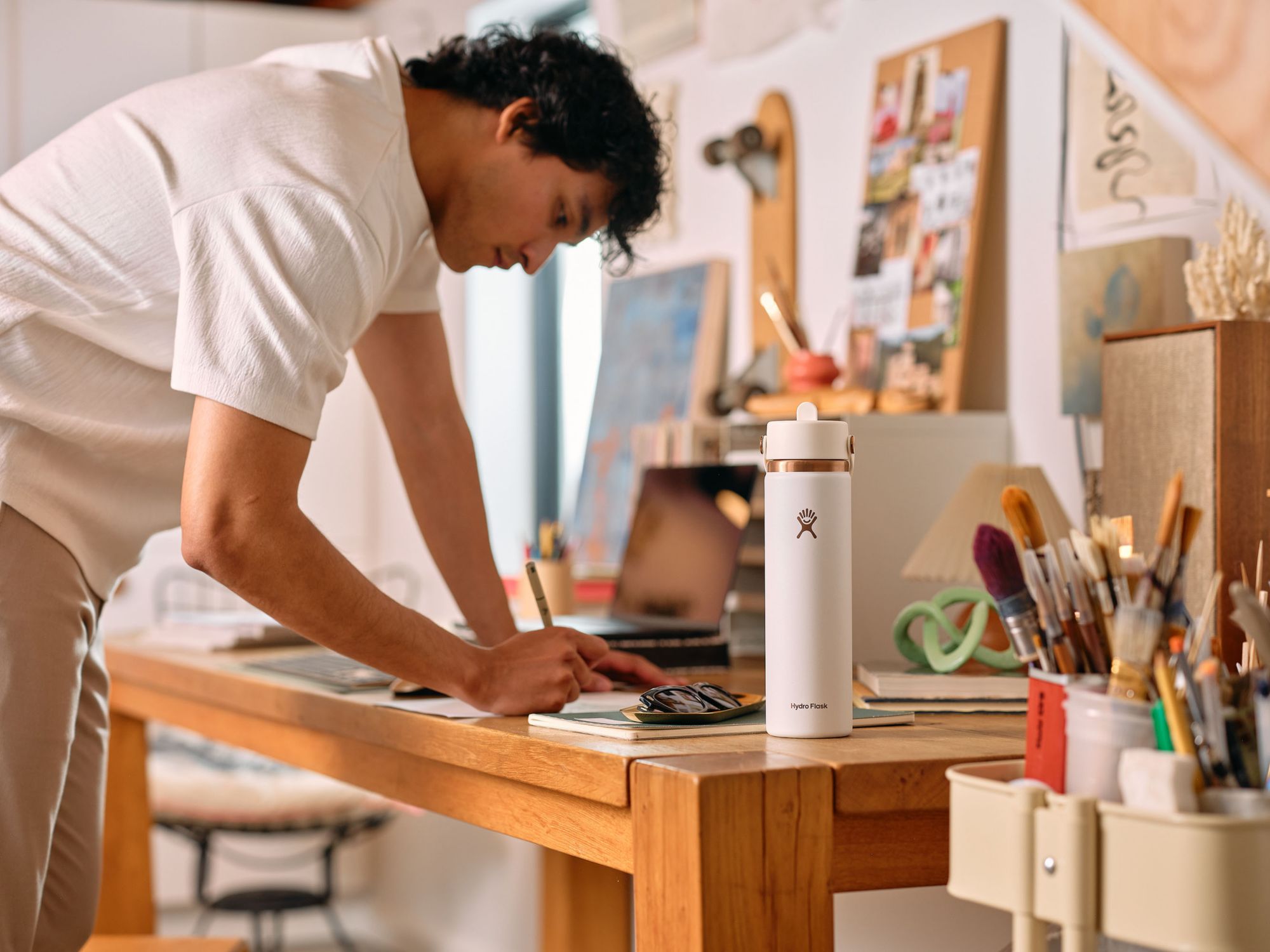 Hydro Flask 24 oz. Wide Mouth Bottle with Flex Straw Cap - ARC Collection product image