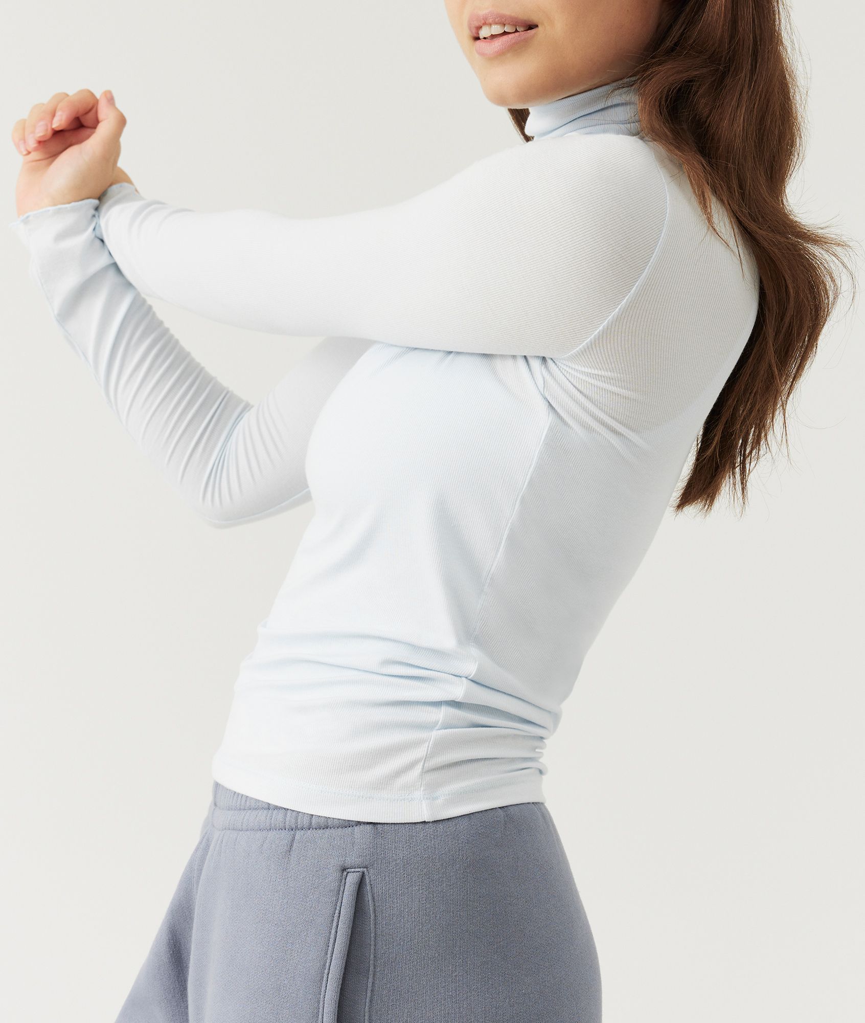 Outdoor Voices Women's SheerRib Turtleneck product image