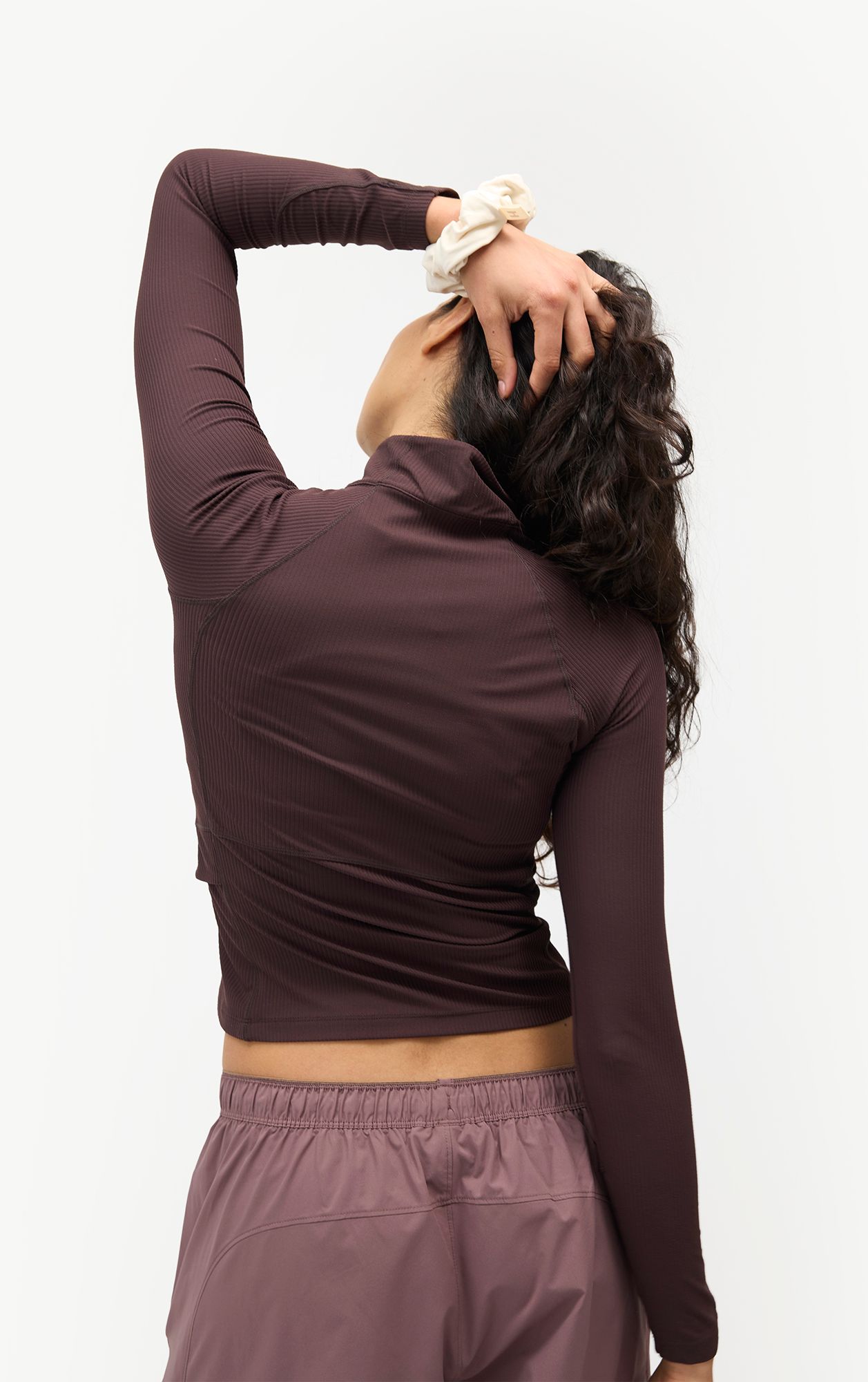 Halfdays Women's Julie Rib 1/4 Zip Top product image