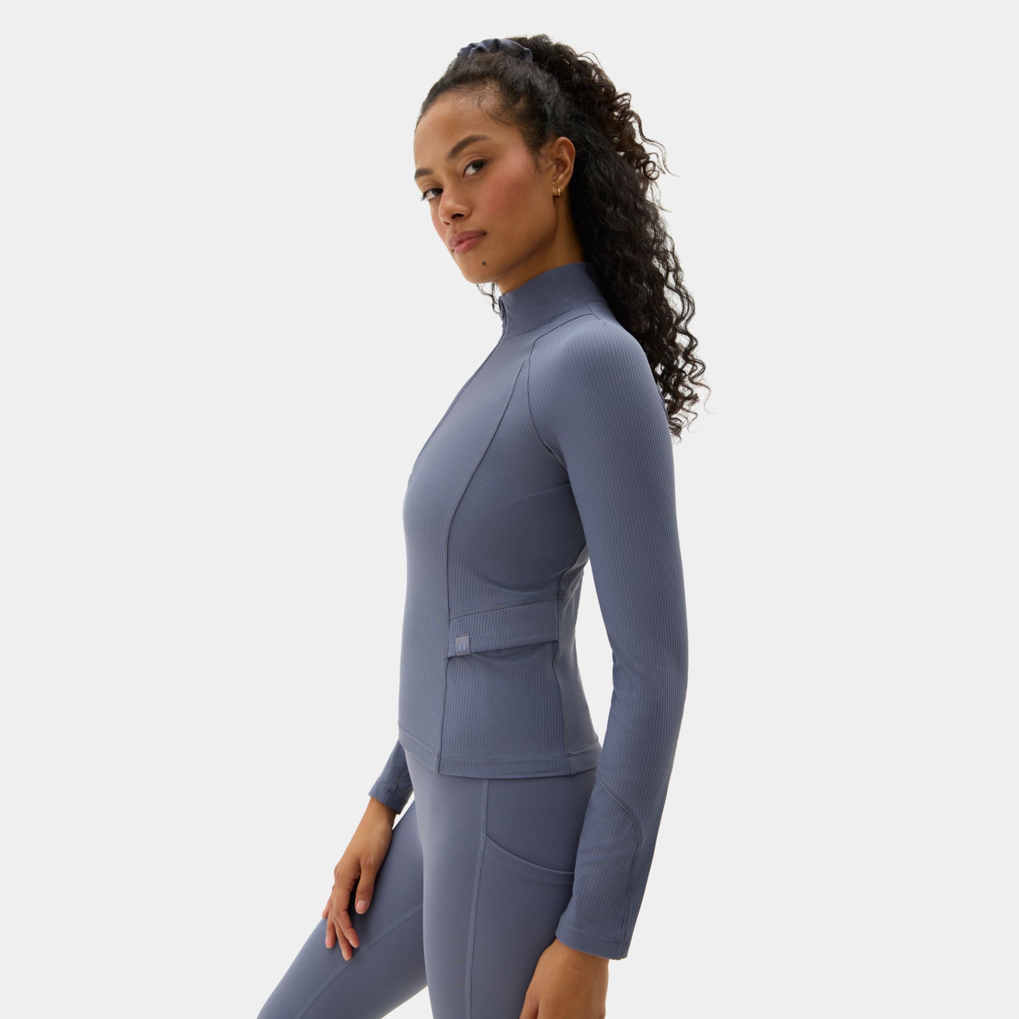 Halfdays Women's Julie Rib 1/4 Zip Top product image